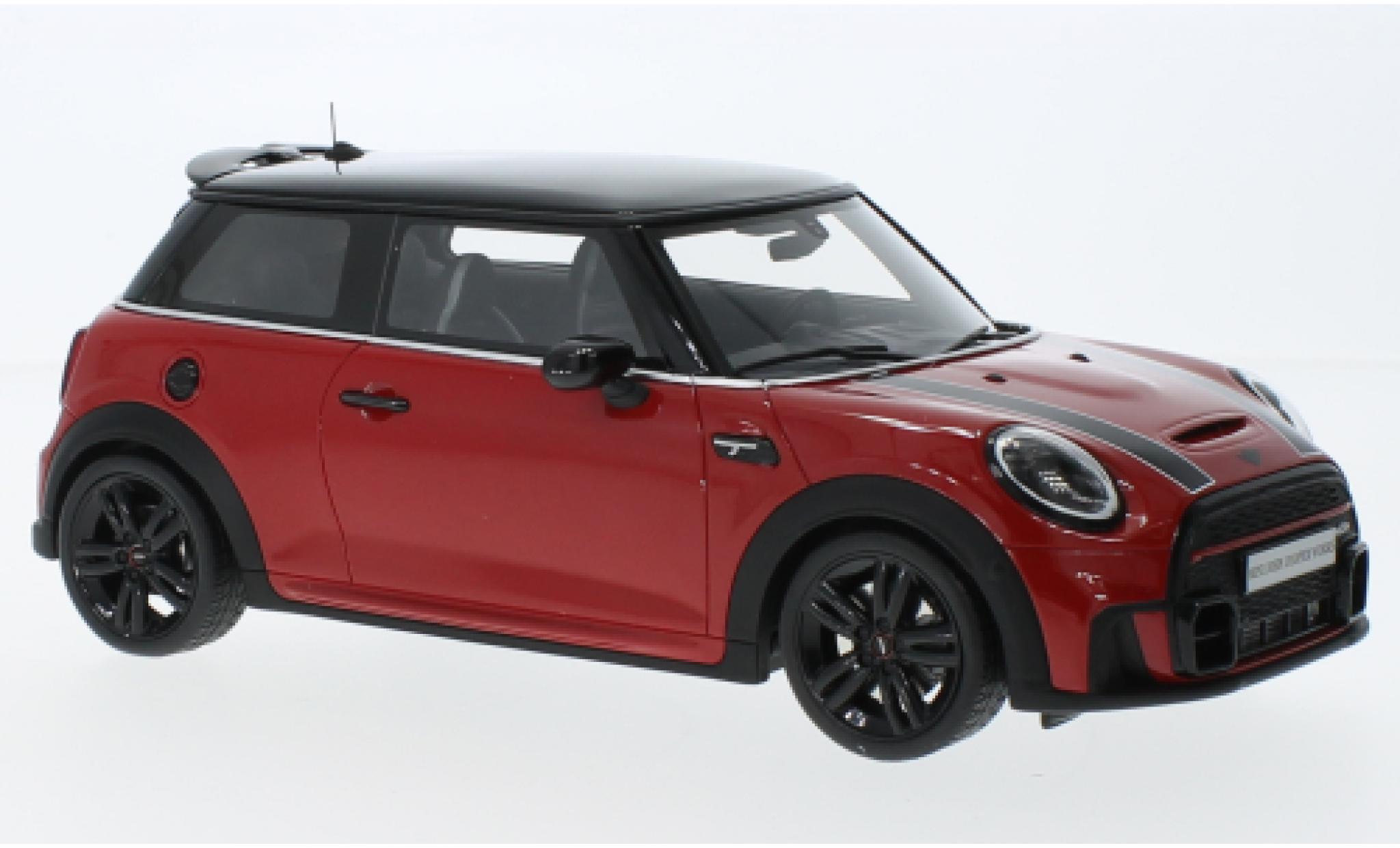 Mini Cooper 1/18 Ottomobile S JCW rosso foncé/nero 2021 modellino in miniatura
