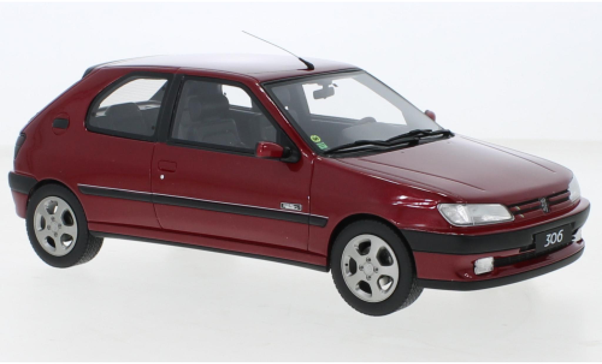 Peugeot 306 1/18 Ottomobile S16 Le Mans rosso 1994 modellino in miniatura