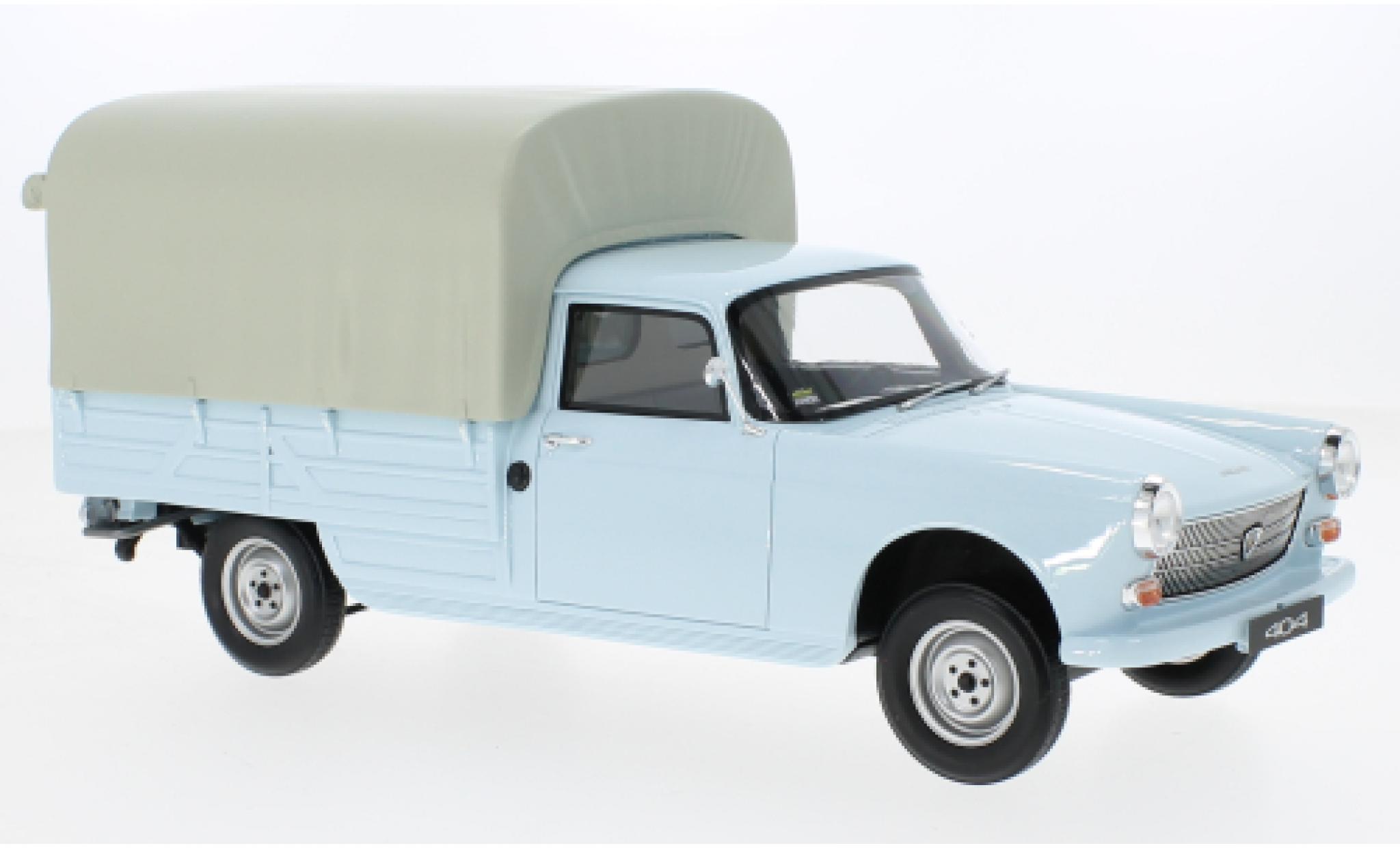 Peugeot 404 1/18 Ottomobile Pick-Up Bache blu clair 1967 modellino in miniatura