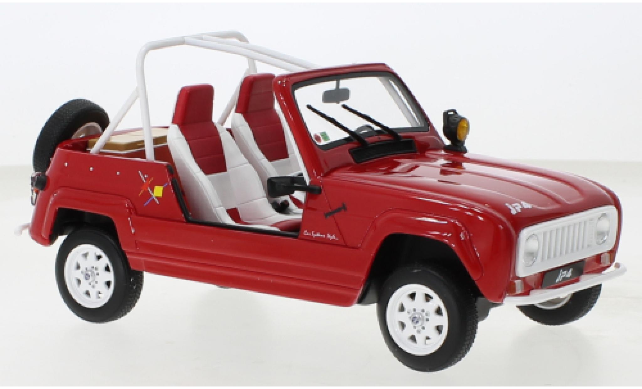 Renault 4 1/18 Ottomobile L JP rosso 1987 modellino in miniatura