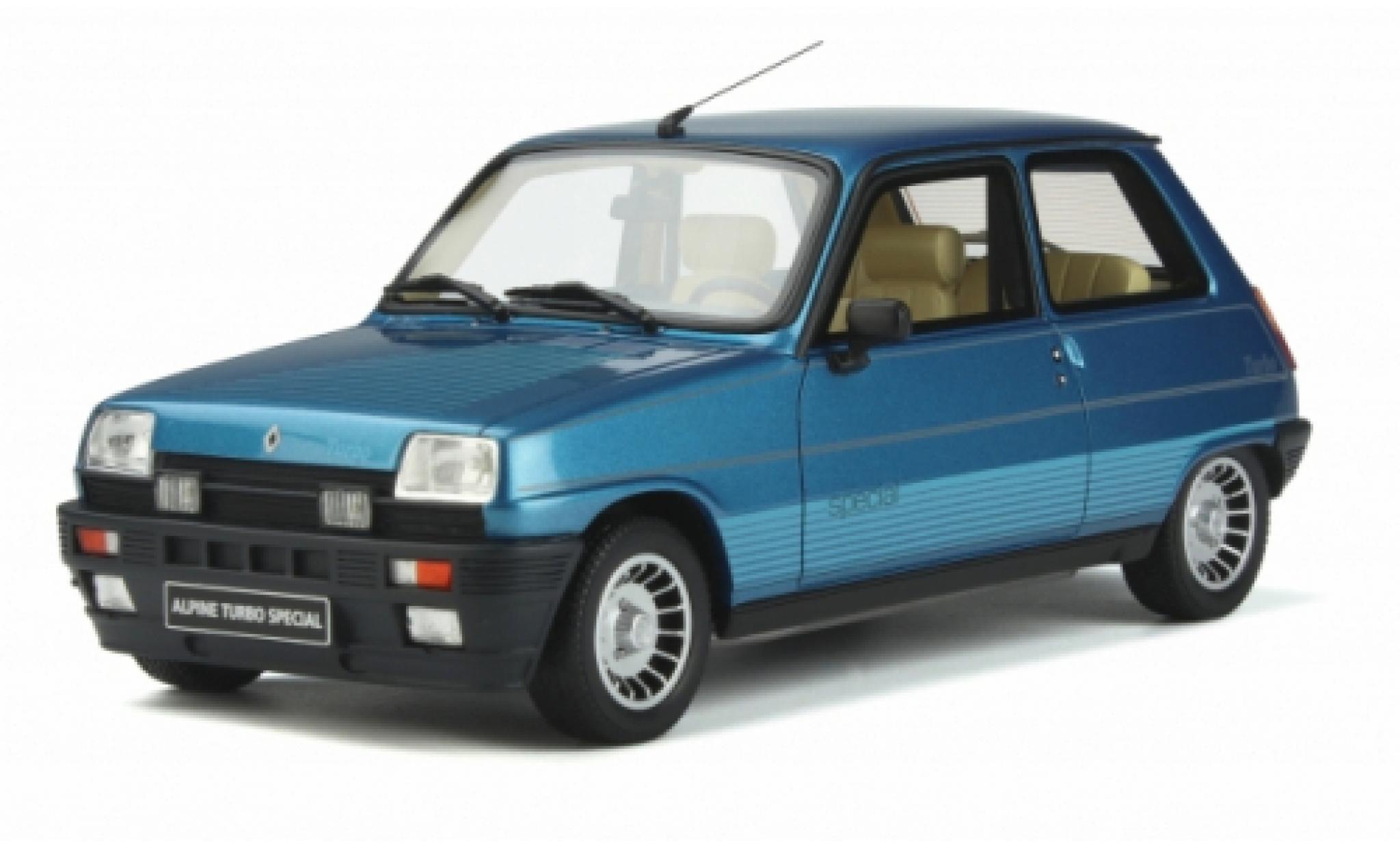 Renault 5 1/18 Ottomobile Alpine Turbo Special metallise blu 1984 modellino in miniatura