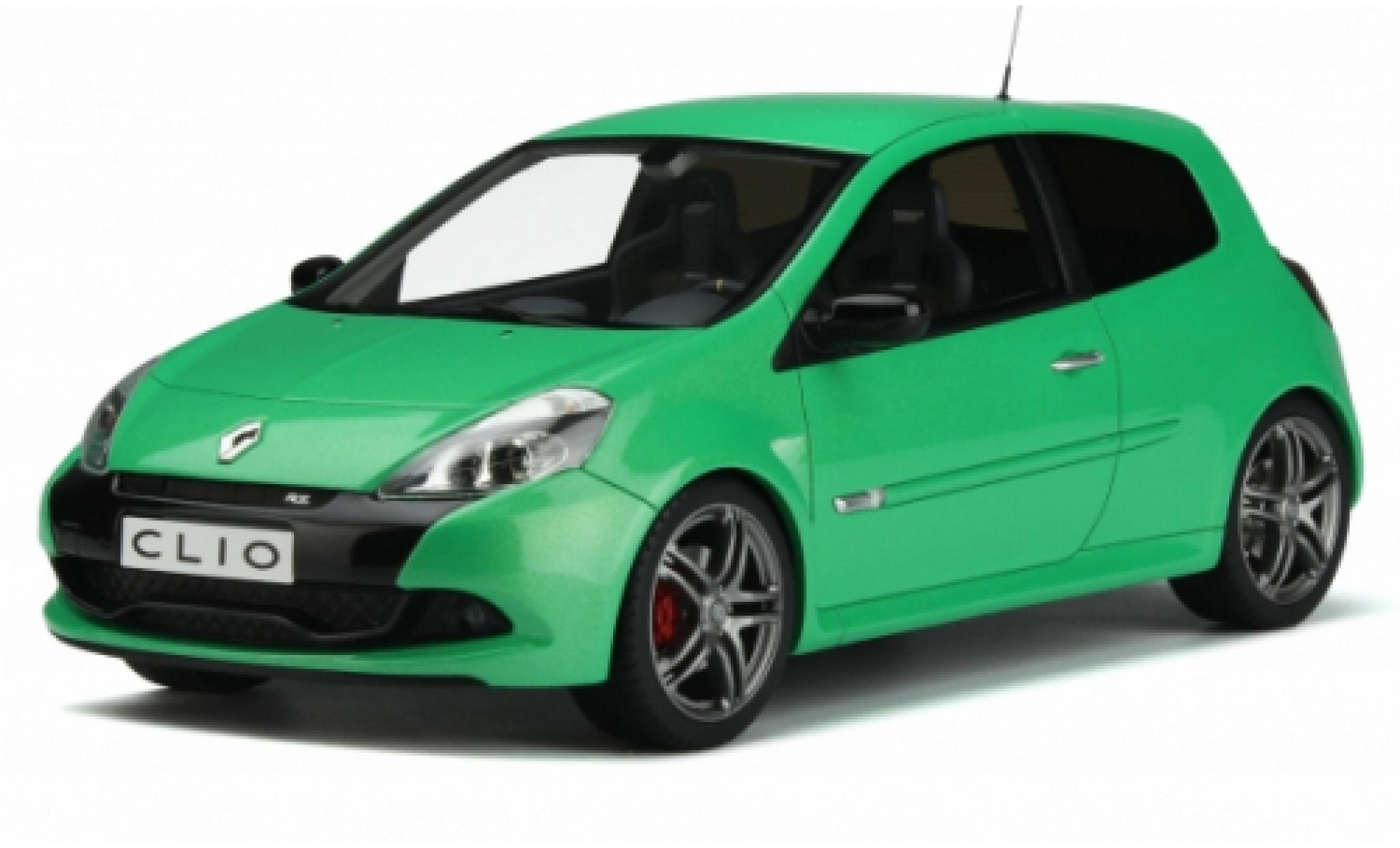 Renault Clio 1/18 Ottomobile 3 R.S. Ph.2 verde 2011 modellino in miniatura