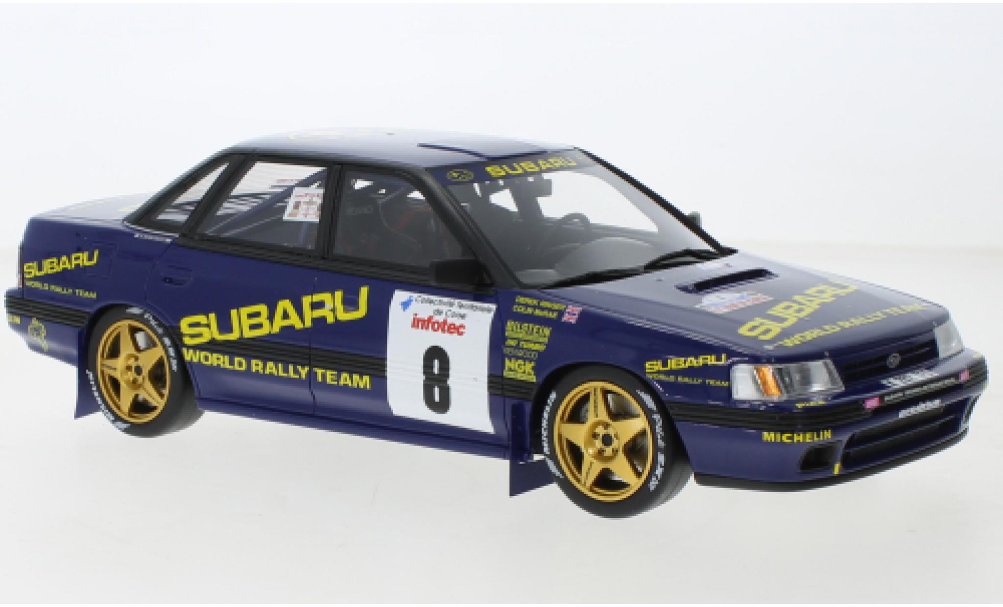 Subaru Legacy 1/18 Ottomobile RS No.8 Rallye WM Tour de Corse 1993 modellino in miniatura