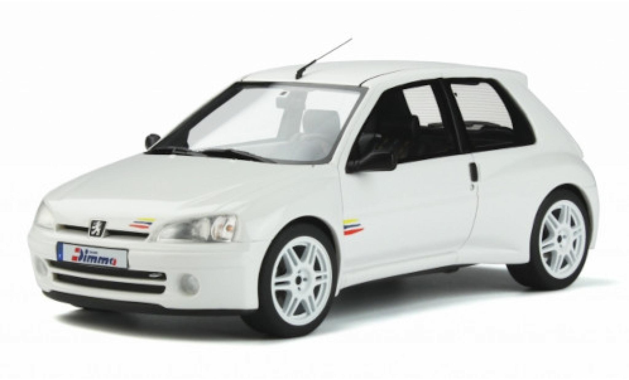 Peugeot 106 1/18 Ottomobile Maxi Dimma bianco 1997 modellino in miniatura
