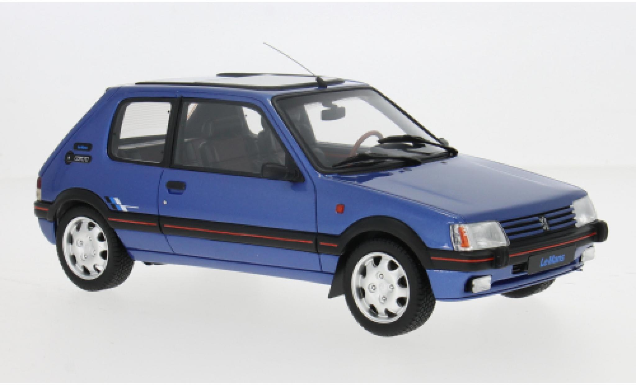 Peugeot 205 Ottomobile 1.9 GTI blau 1991 1:18 modellino in miniatura