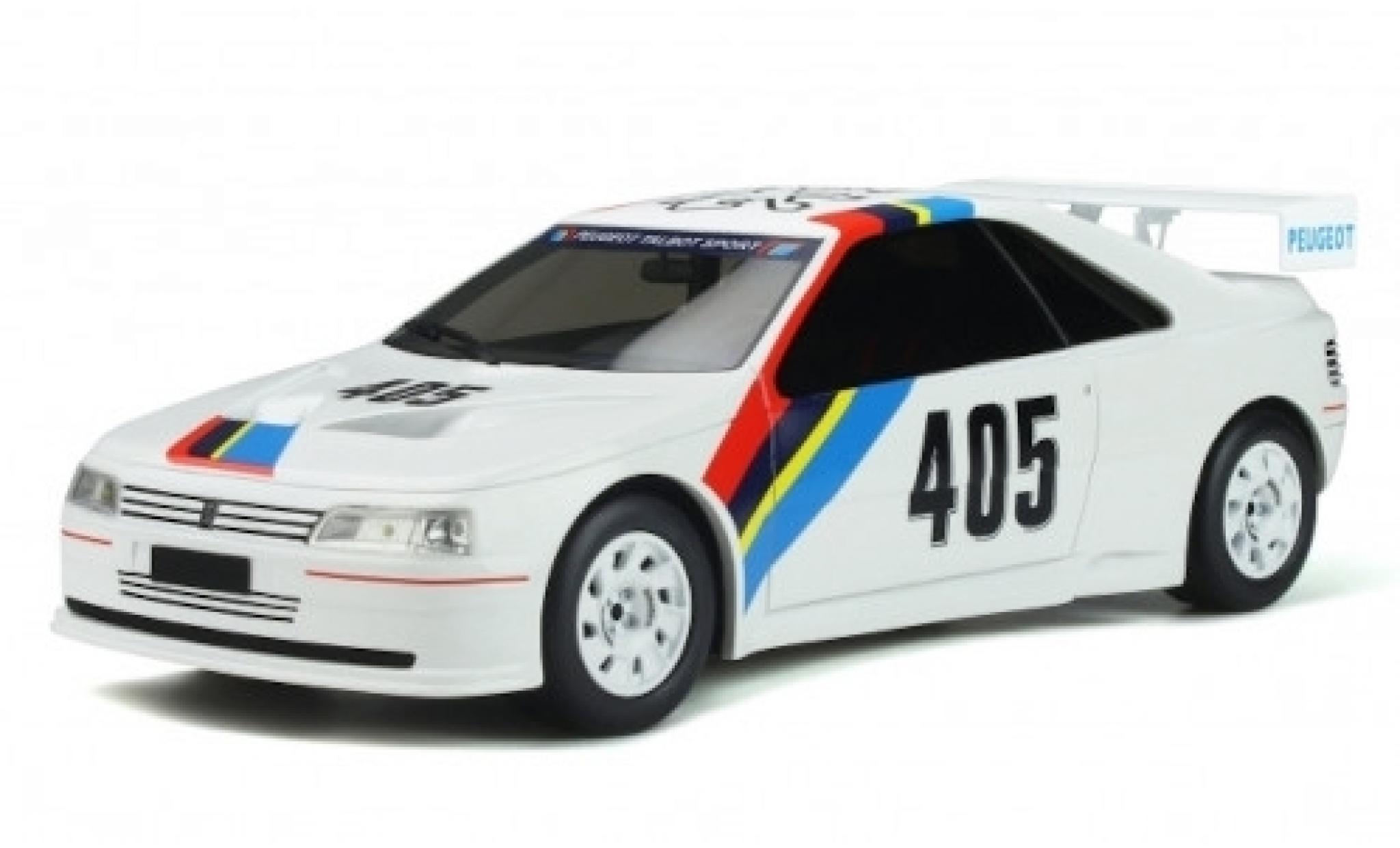 Peugeot 405 1/18 Ottomobile T16 Gr.5 bianco/Dekor No. Talbot Sport 1988 modellino in miniatura