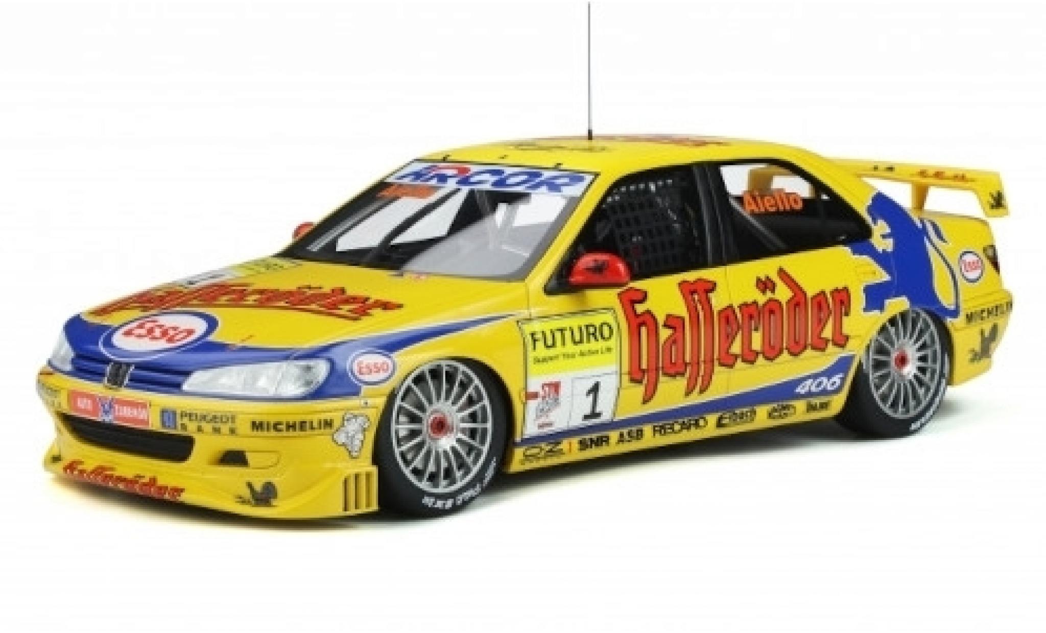 Peugeot 406 1/18 Ottomobile STW No.1 Team Esso Hasseröder Super-Tourenwagen-Cup (STW) 1998 L.Aiello modellino in miniatura