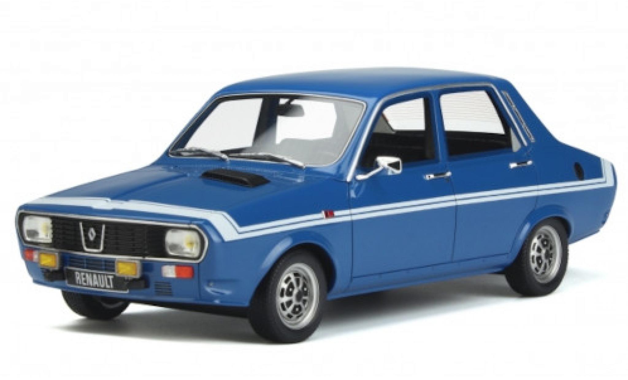 Renault 12 1/18 Ottomobile Gordini blu/bianco 1970 modellino in miniatura