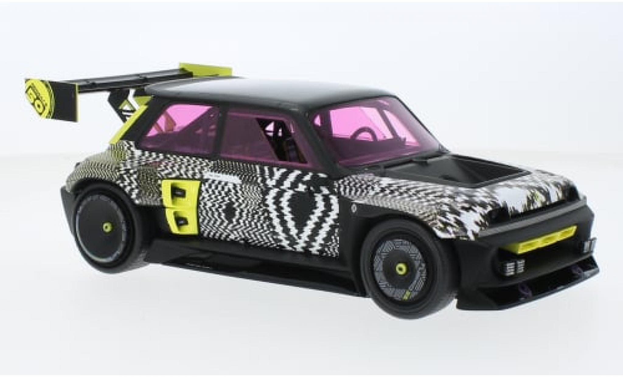 Renault 5 1/18 Ottomobile Turbo 3E schwarz/Dekor 2022 1:18 modellino in miniatura