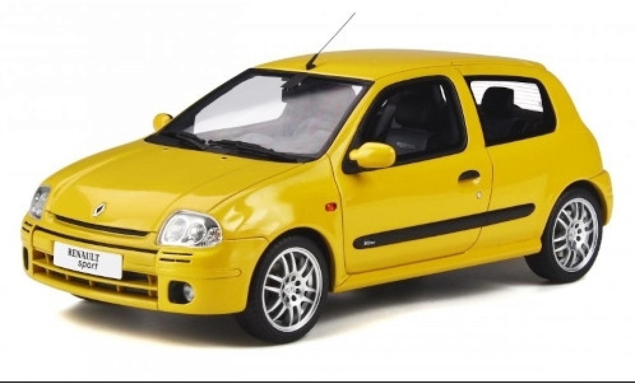 Renault Clio 1/18 Ottomobile 2 R.S. Phase 1 giallo 1999 modellino in miniatura