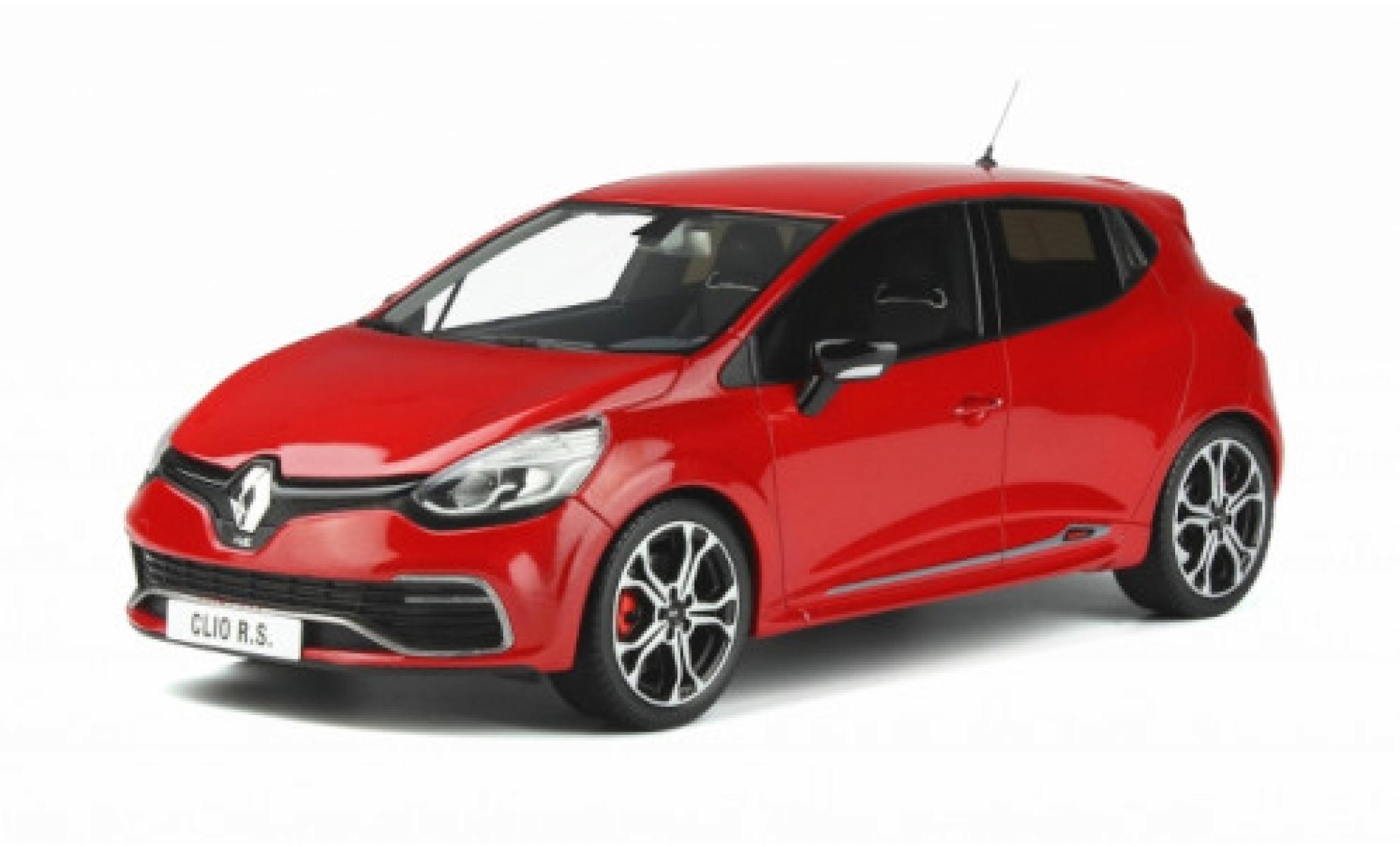 Renault Clio 1/18 Ottomobile IV R.S. Trophy 220 EDC metallico rosso 2016 modellino in miniatura