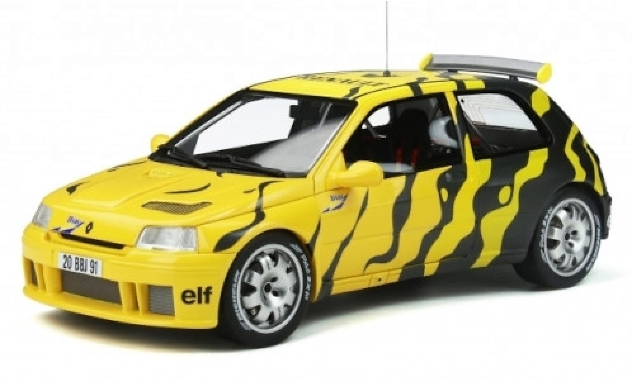 Renault Clio 1/18 Ottomobile Maxi giallo/nero Diac 1995 véhicule de présentation modellino in miniatura
