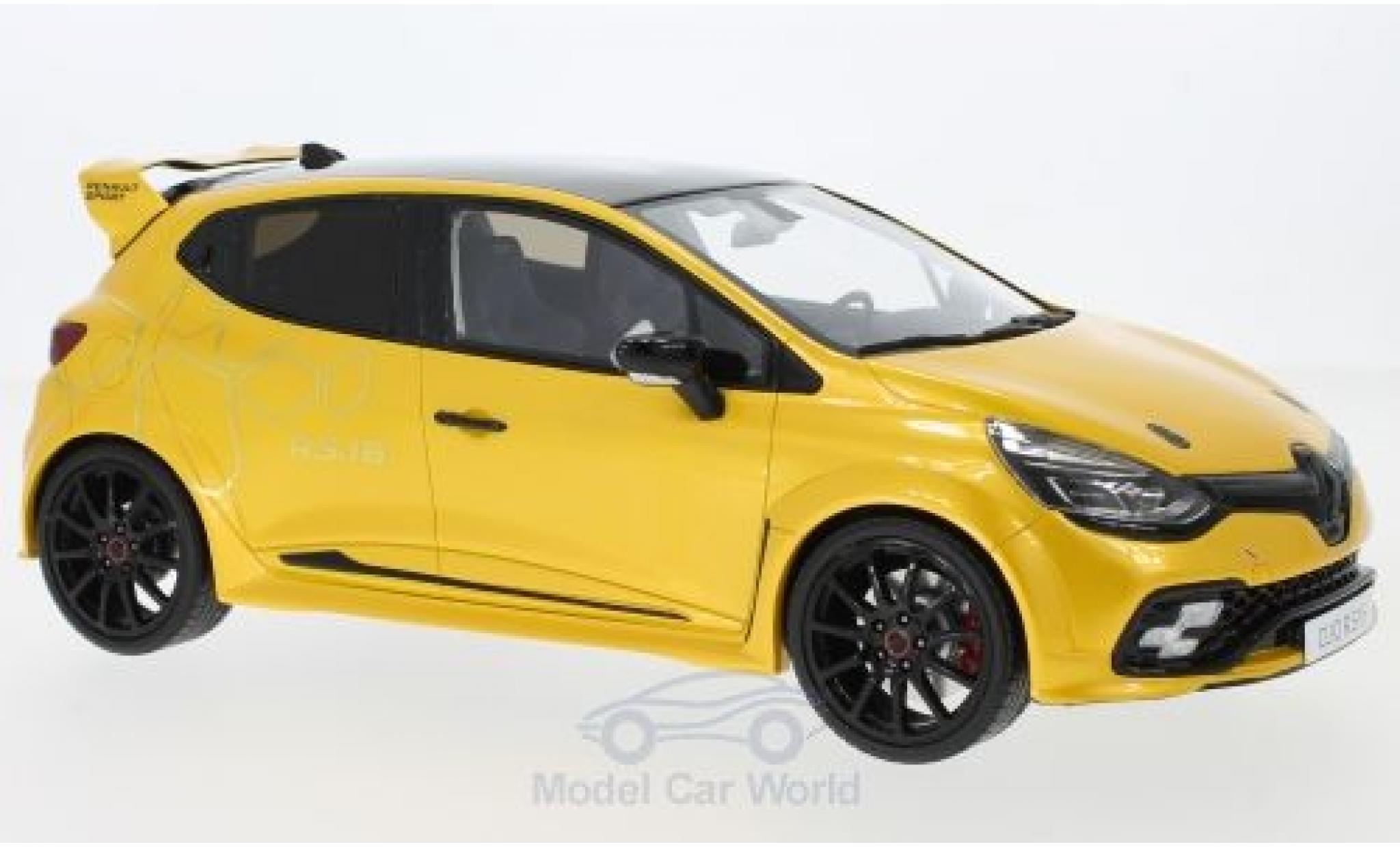 Renault Clio 1/18 Ottomobile R.S.16 metallico giallo 2016 modellino in miniatura