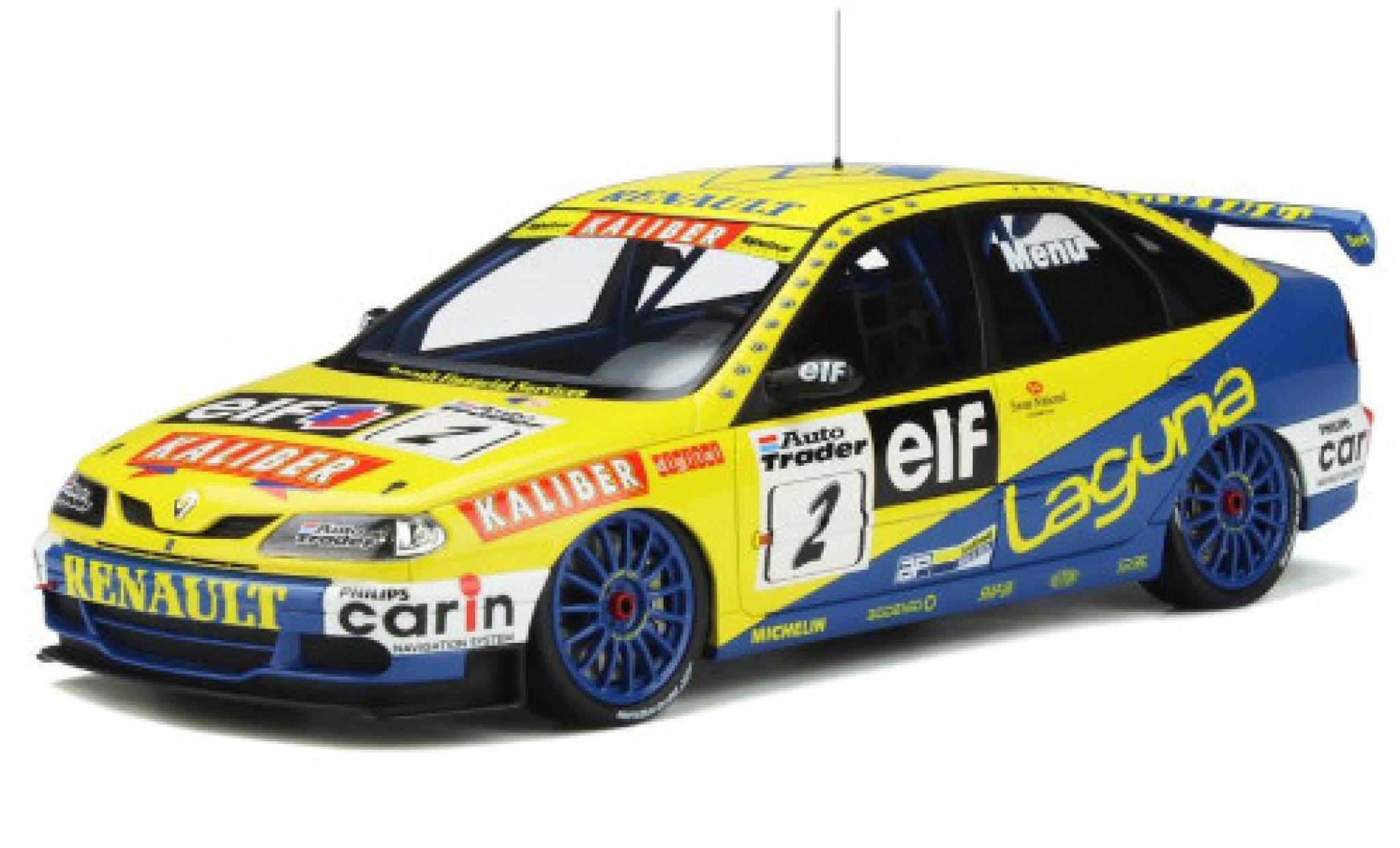 Renault Laguna 1/18 Ottomobile No.2 BTCC 1997 A. Menu modellino in miniatura