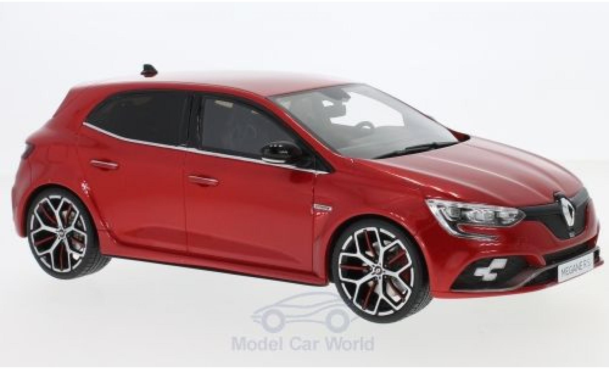 Renault Megane Trophy 1/18 Ottomobile R.S. Trophy metallico rosso 2018 modellino in miniatura
