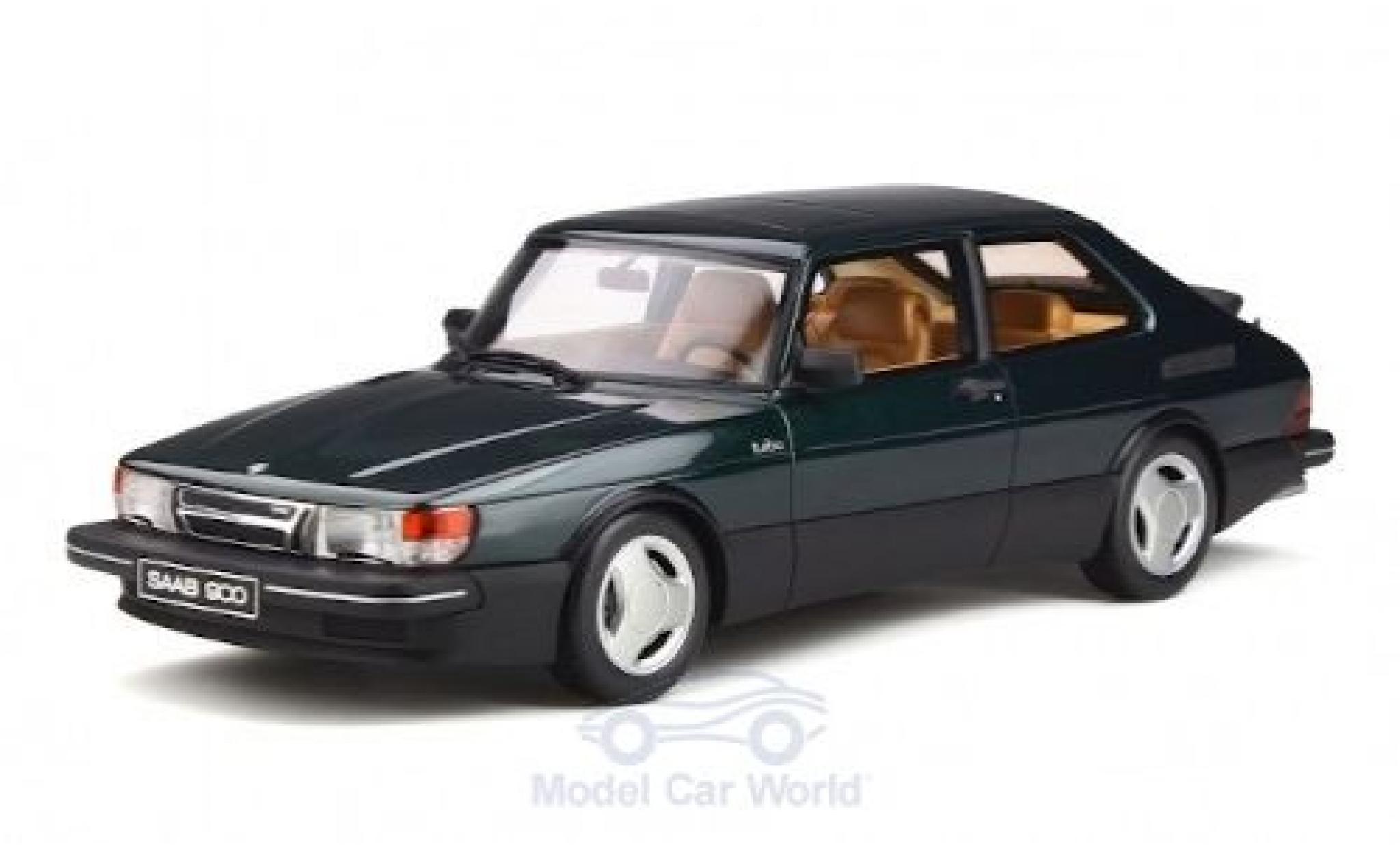 Saab 900 1/18 Ottomobile Turbo 16V Aero Mk1 metallico verde 1984 modellino in miniatura