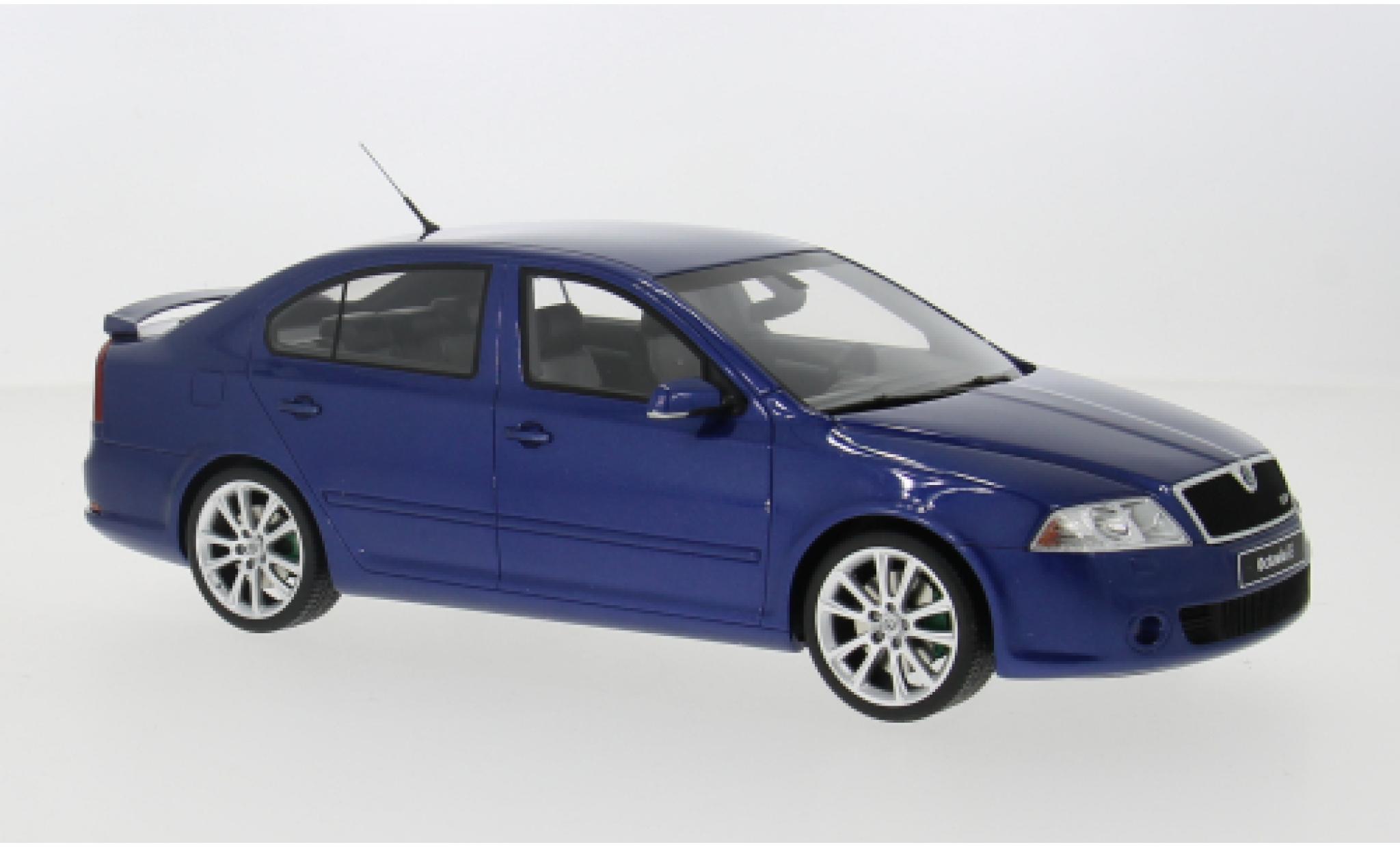 Skoda Octavia 1/18 Ottomobile RS 2.0 TFSI blau 2006 1:18 modellino in miniatura