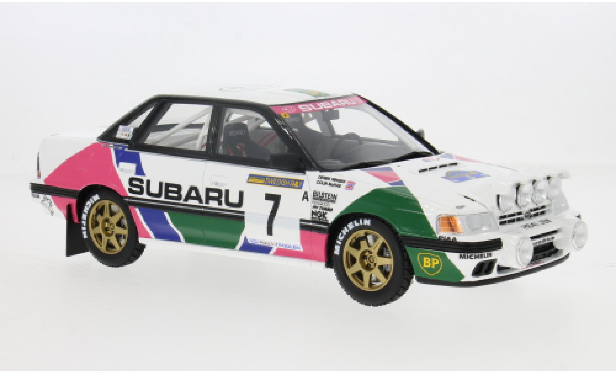 Subaru Legacy Ottomobile RS Rally Schweden 1992 Rally Team Europe #7 1:18 modellino in miniatura