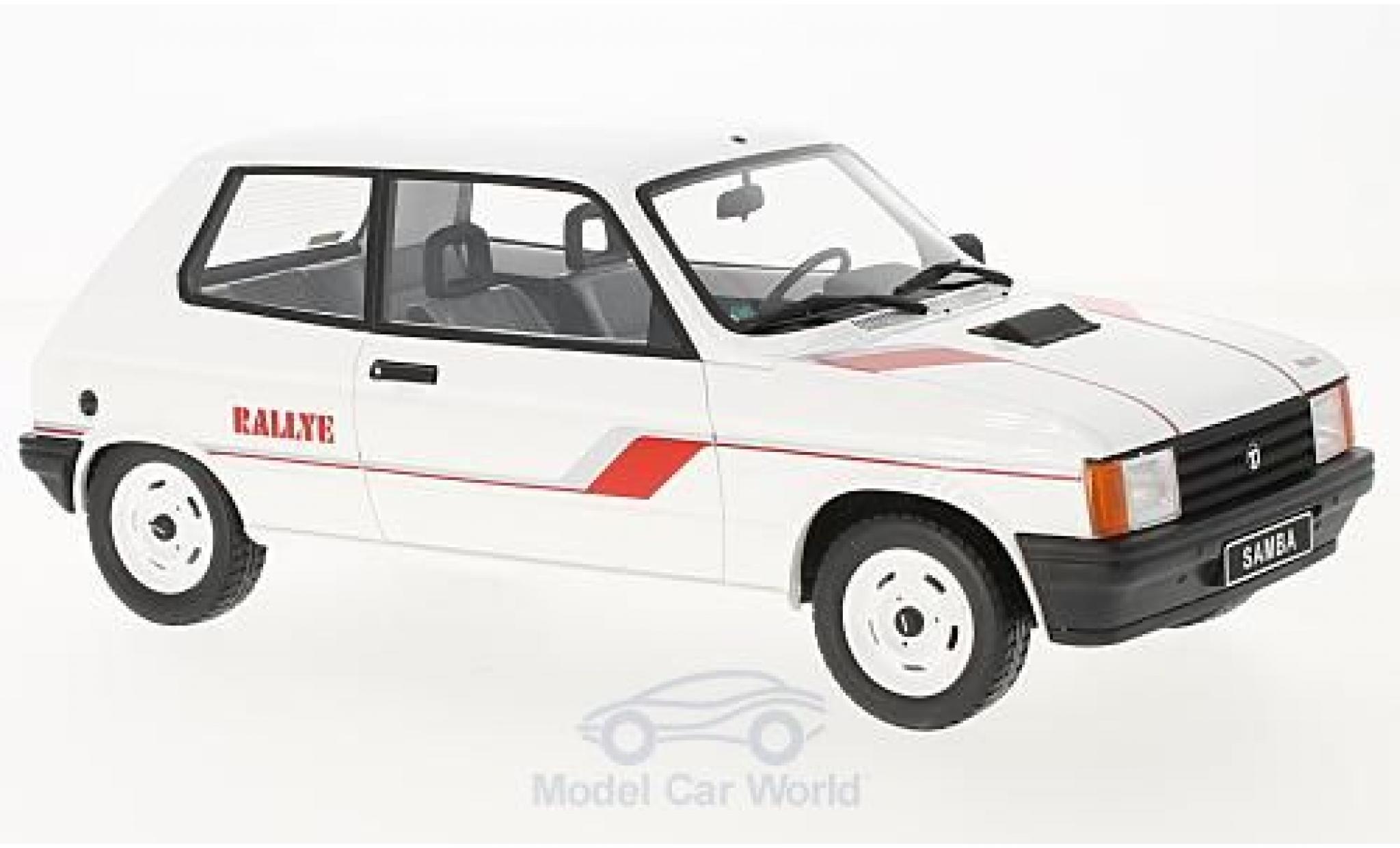 Talbot Samba 1/18 Ottomobile Rally bianco/Dekor 1983 modellino in miniatura