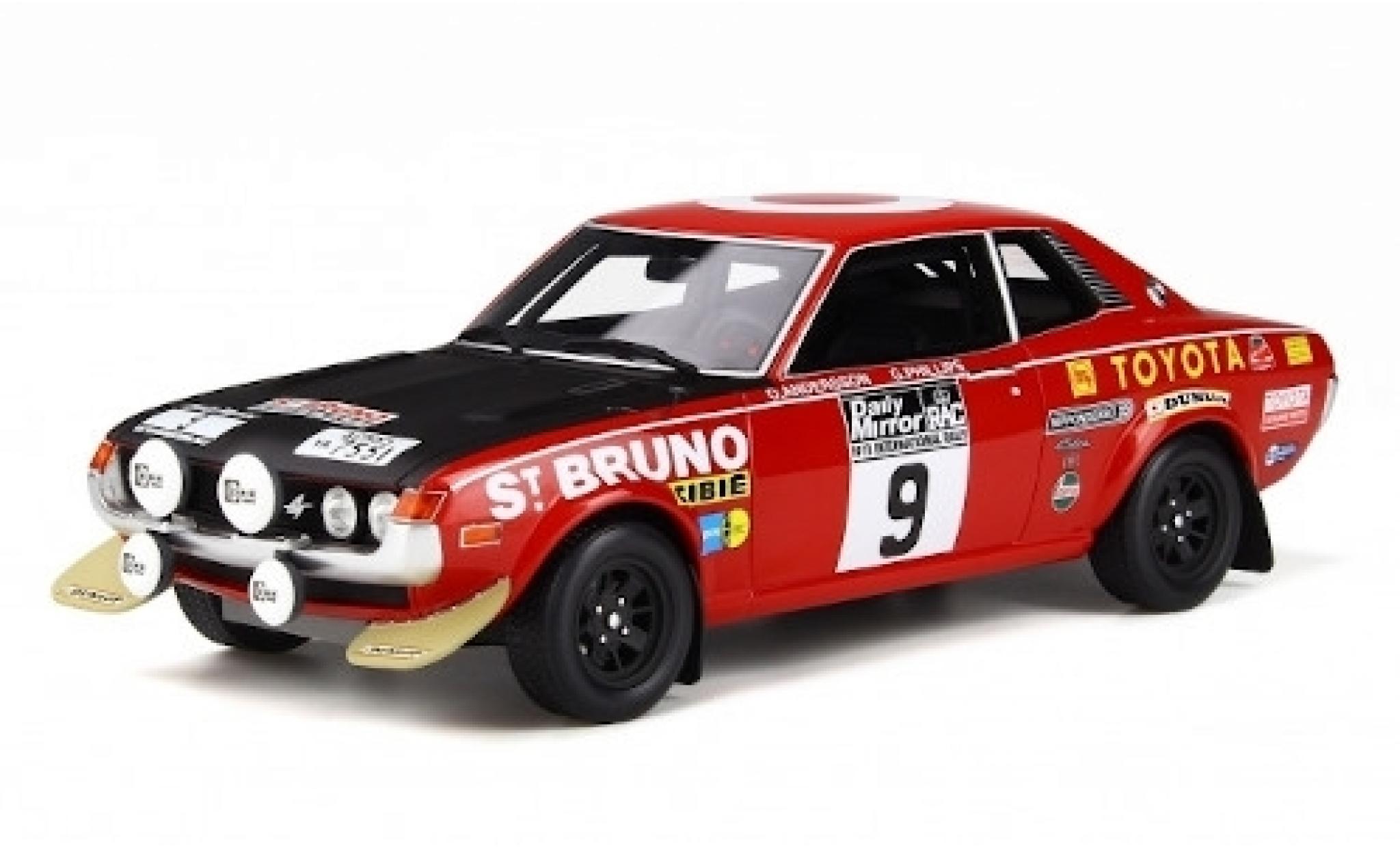 Toyota Celica 1/18 Ottomobile 1600 GT (TA22) No.9 Rallye WM RAC Rallye 1973 O.Andersson/G.Phillips modellino in miniatura