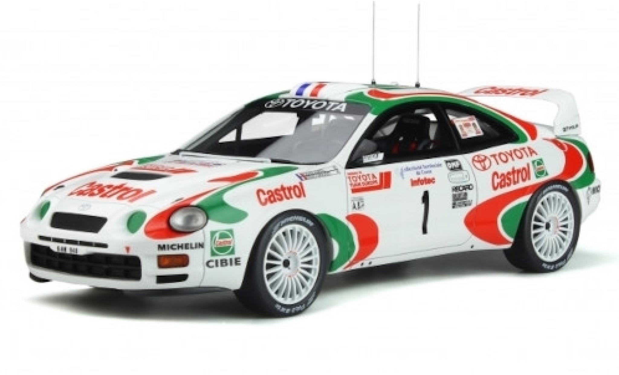 Toyota Celica 1/18 Ottomobile GT Four (ST205) No.1 Team Castrol Europe Castrol Tour de Corse 1995 D.Auriol/D.Giraudet modellino in miniatura