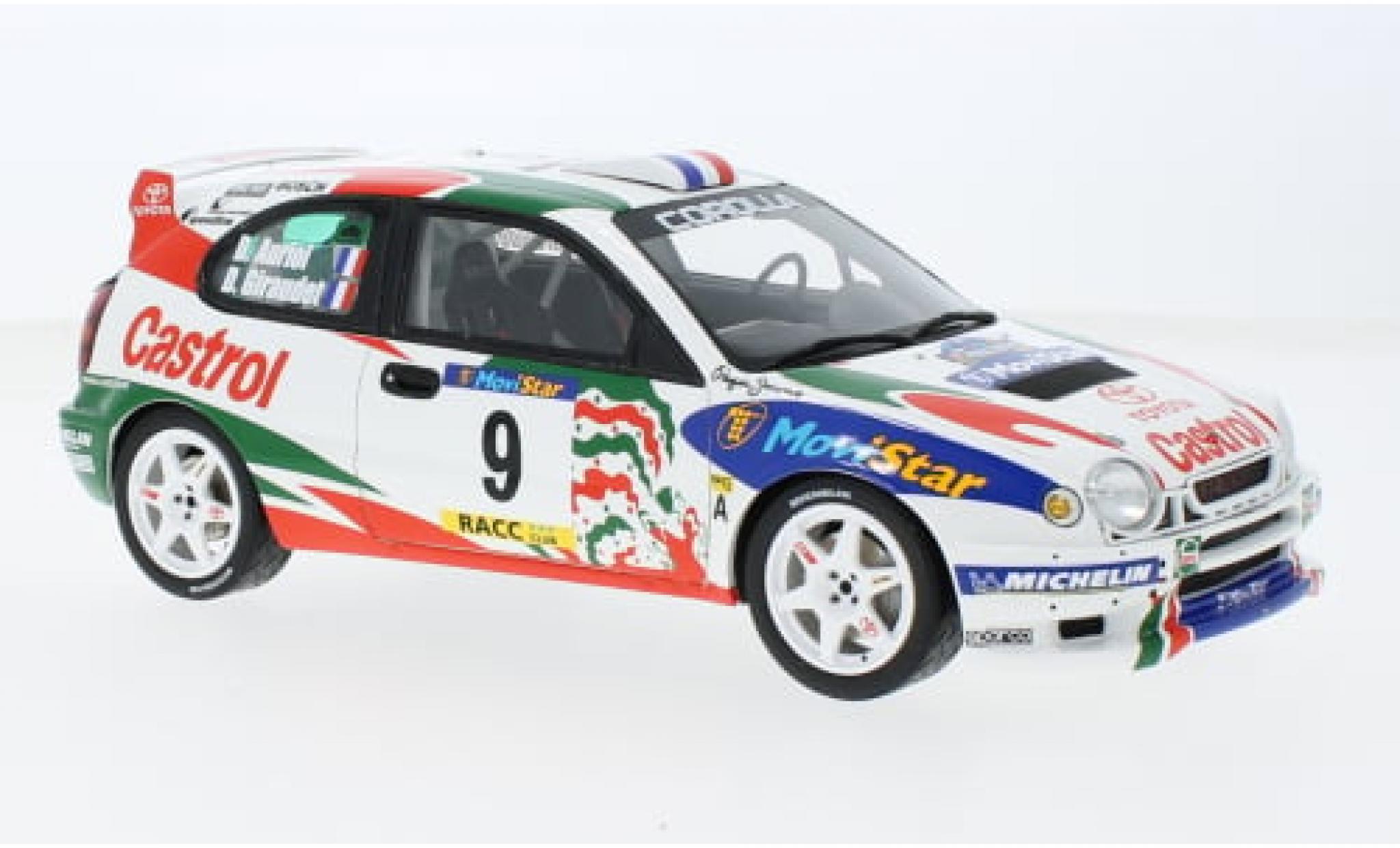 Toyota Corolla 1/18 Ottomobile WRC No.9 Team Europe Rallye WM Rallye Catalunya 1998 1:18 modellino in miniatura