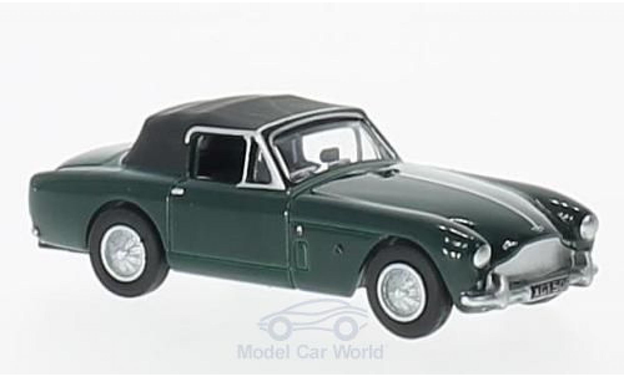 Aston Martin DB2 1/76 Oxford MKIII DHC verde/nero modellino in miniatura