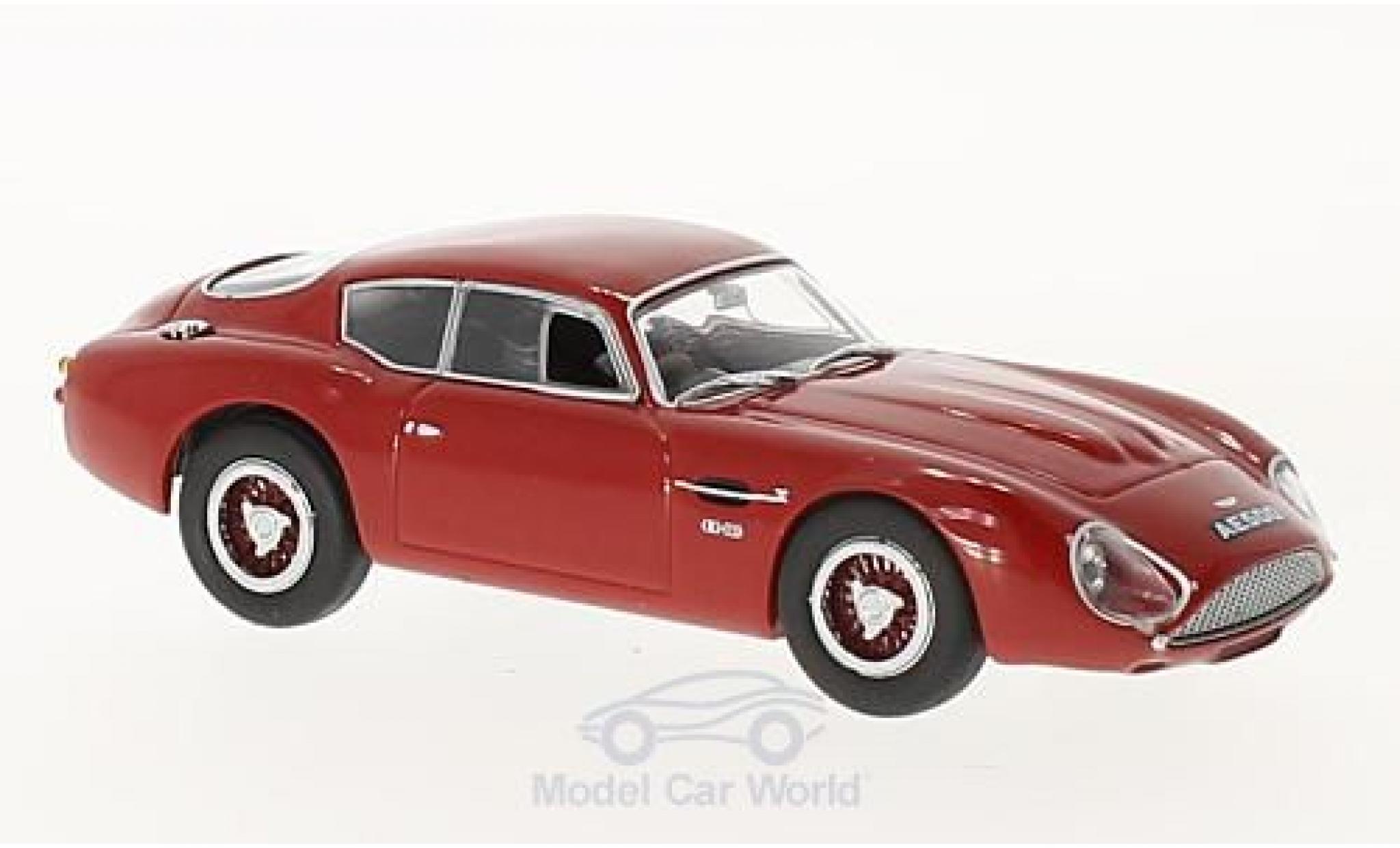 Aston Martin DB4 1/43 Oxford GT Zagato rosso RHD modellino in miniatura