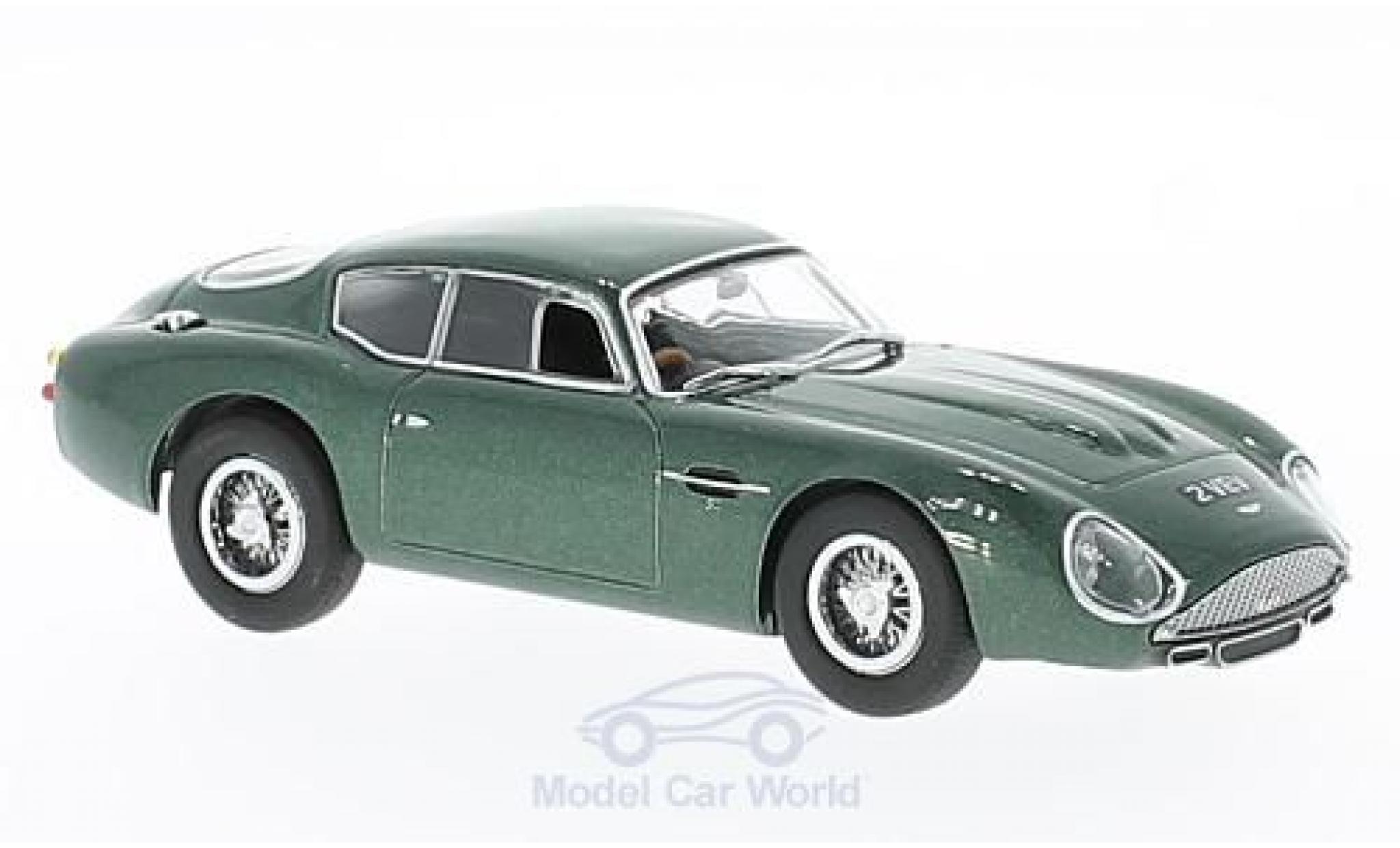 Aston Martin DB4 GT 1/43 Oxford GT Zagato metallico verde RHD modellino in miniatura