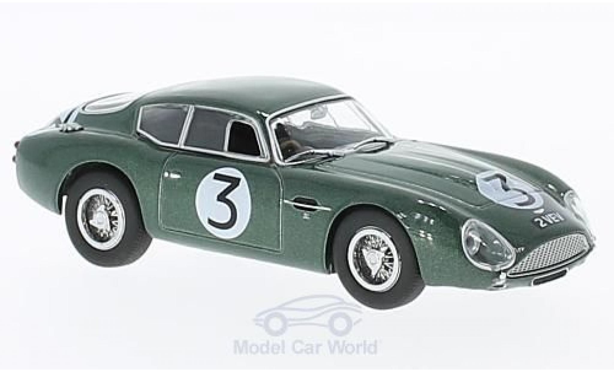 Aston Martin DB4 1/43 Oxford GT Zagato VEV RHD No.3 Goodwood 1961 J.Clark modellino in miniatura