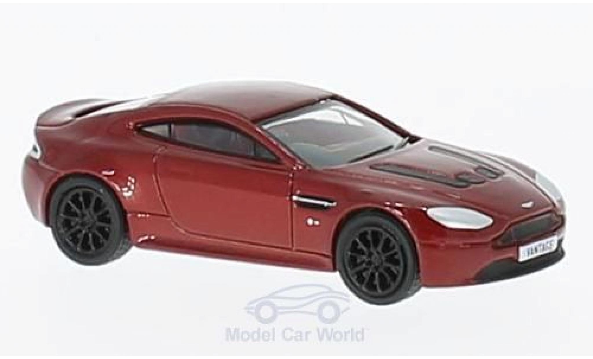 Aston Martin V12 Vantage 1/76 Oxford Vantage S Coupe metallico rosso RHD modellino in miniatura