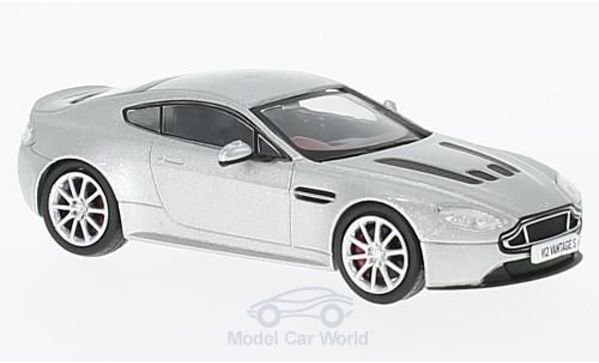 Aston Martin V12 Vantage 1/43 Oxford Vantage S grigio RHD modellino in miniatura