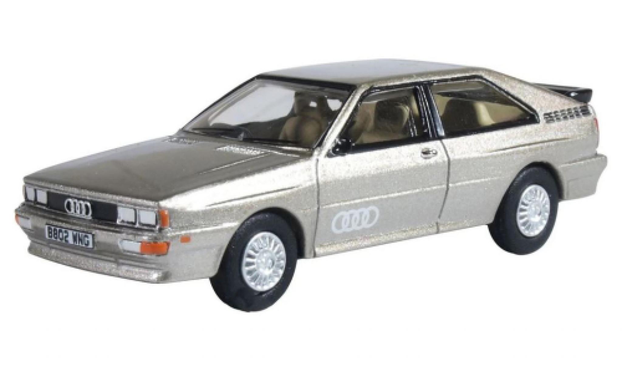 Audi Quattro 1/76 Oxford quattro metallico beige RHD modellino in miniatura