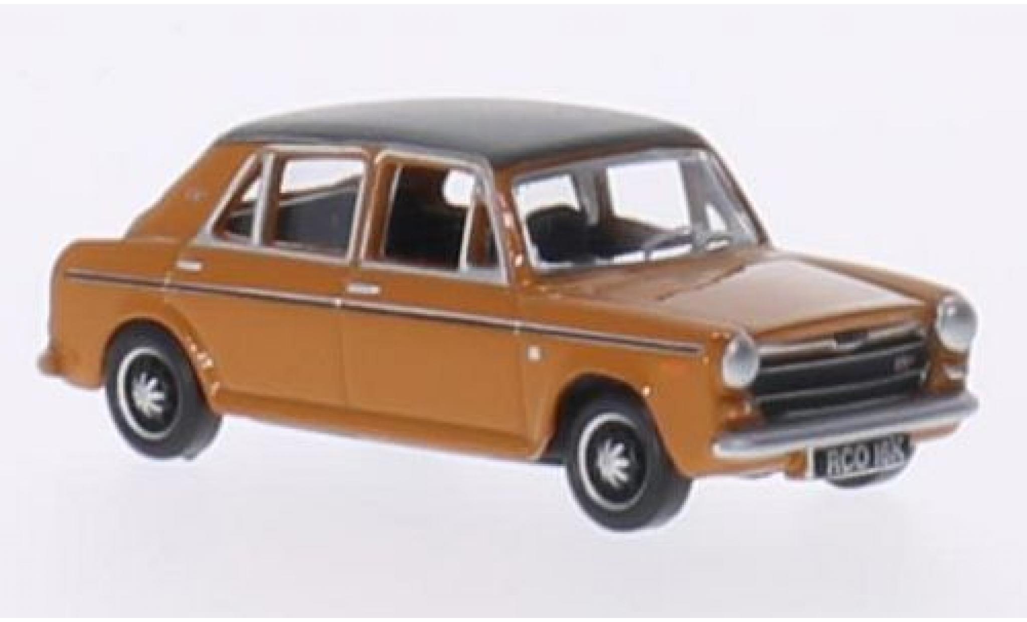 Austin 1300 1/76 Oxford marroneee/nero RHD modellino in miniatura