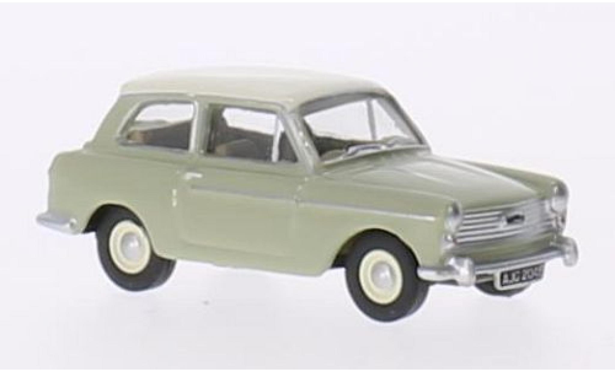 Austin A40 1/76 Oxford MKII verde/bianco RHD modellino in miniatura