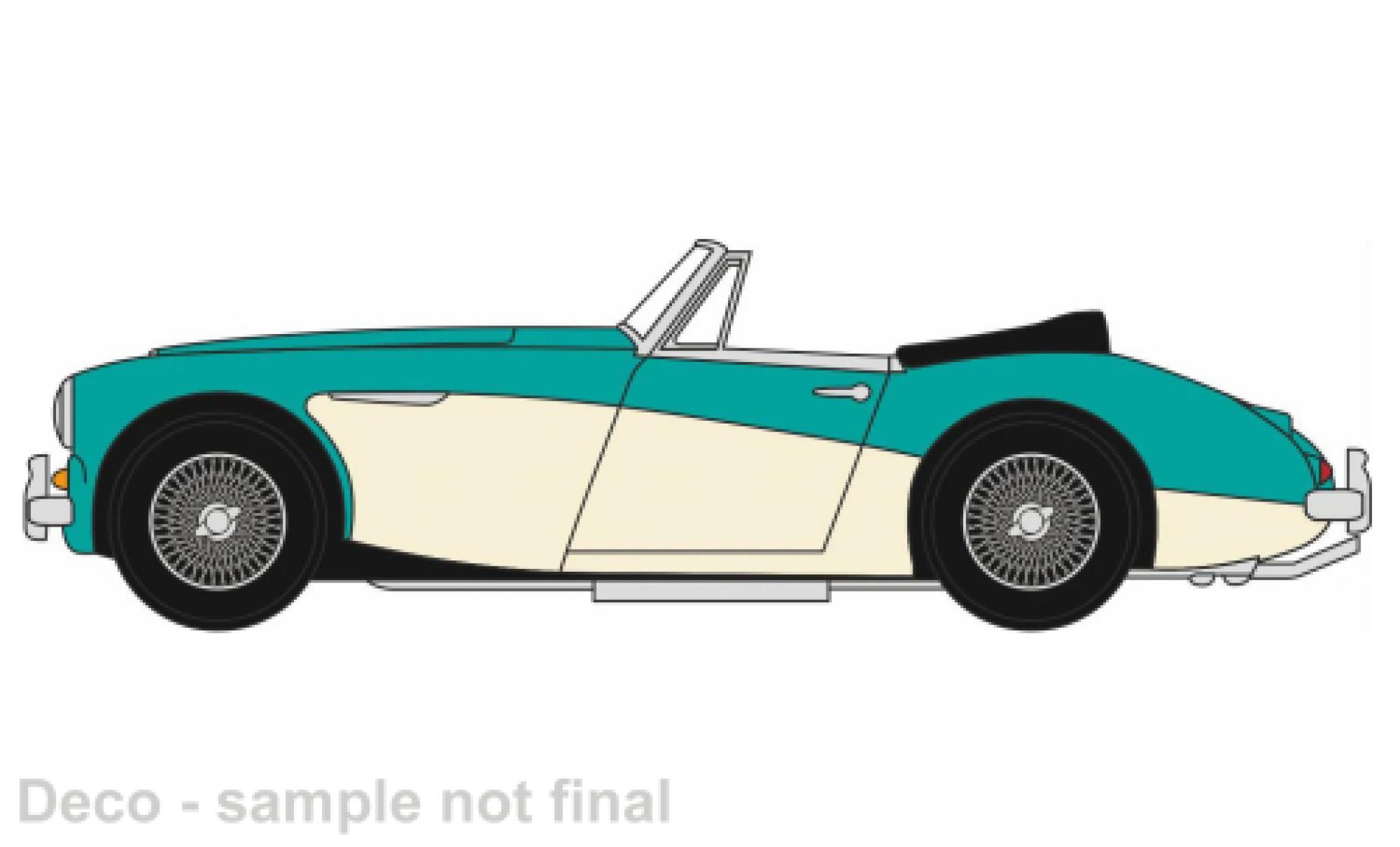 Austin Healey 3000 1/76 Oxford türkis/beige 1:76 modellino in miniatura