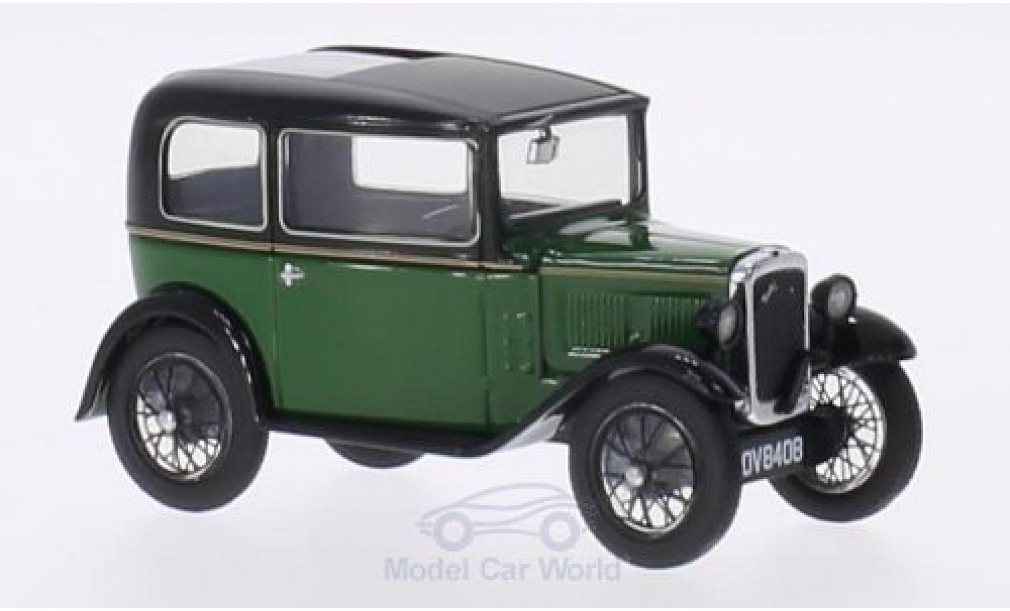 Austin Seven 1/43 Oxford RN Saloon verde/nero RHD modellino in miniatura