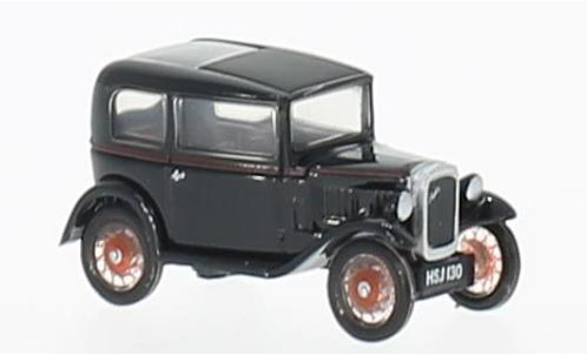Austin Seven 1/76 Oxford RN Saloon nero modellino in miniatura