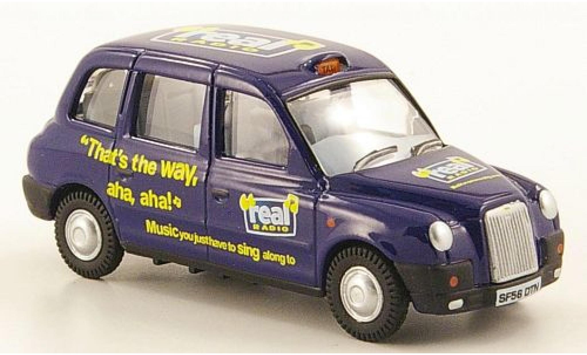 Austin TX4 1/76 Oxford RHD Real Radio Taxi modellino in miniatura