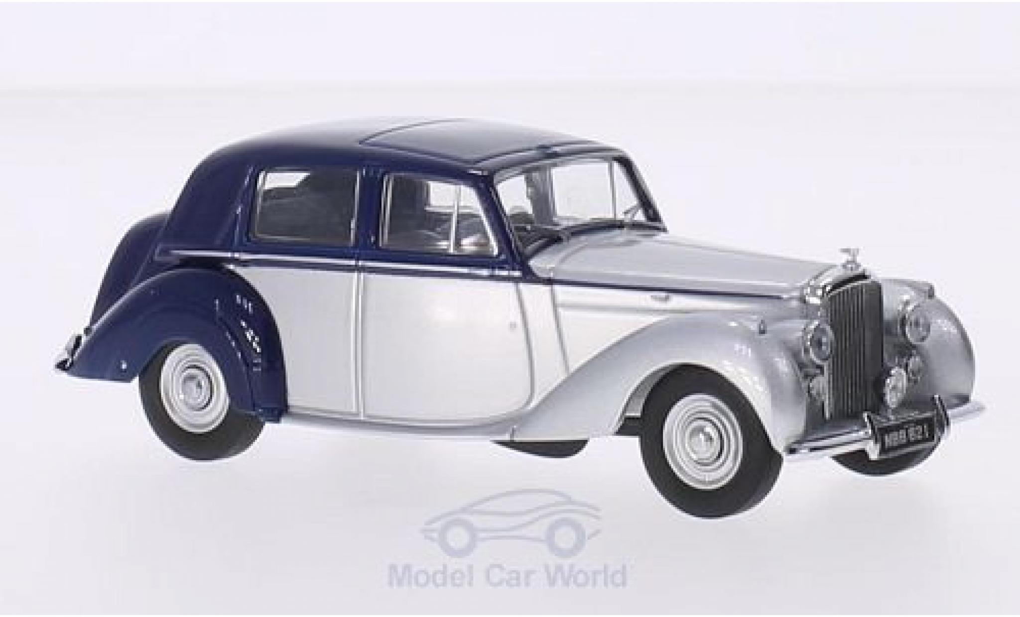 Bentley Mark 6 1/43 Oxford MK VI blu/grigio RHD modellino in miniatura