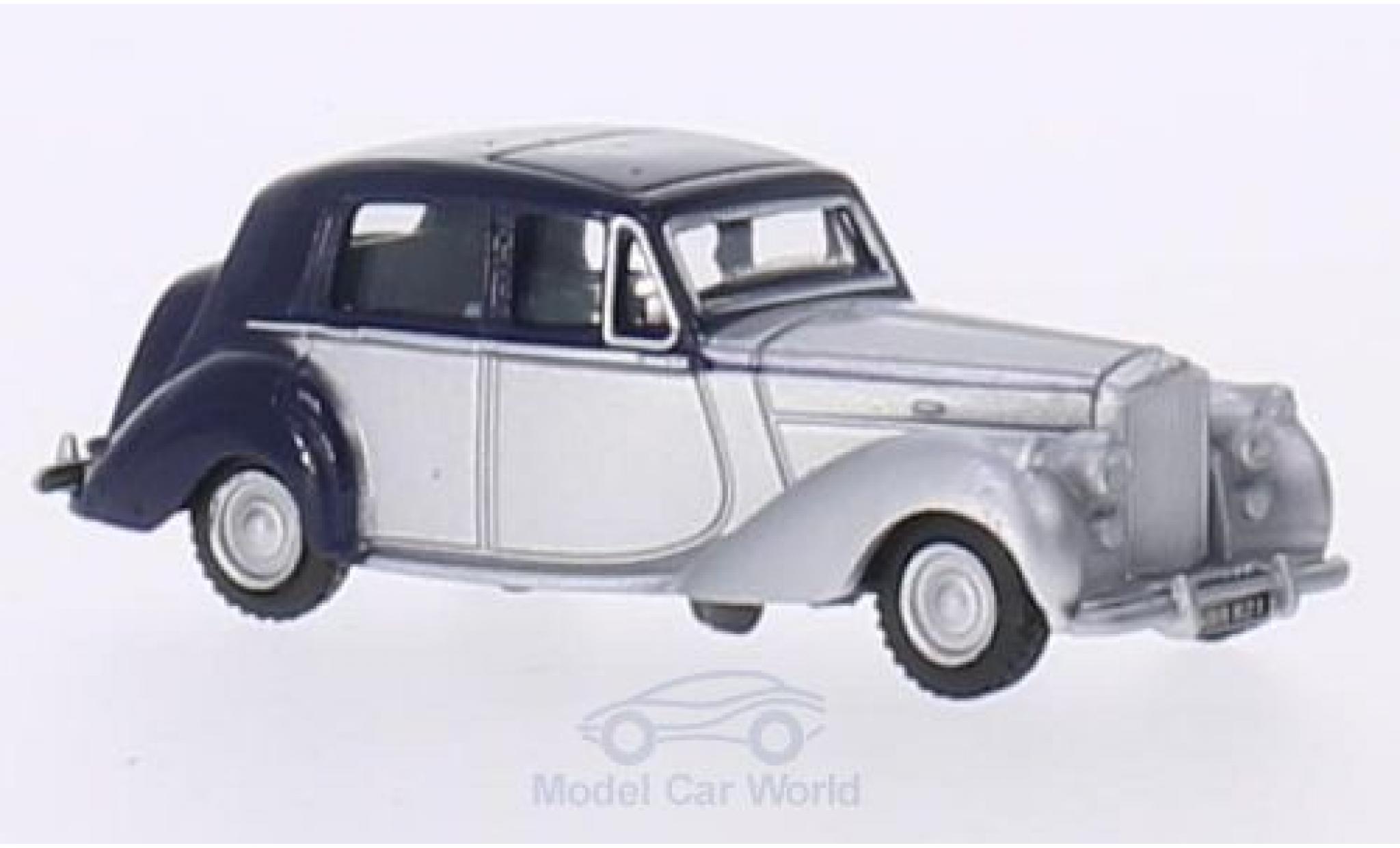 Bentley Mark 6 1/76 Oxford MkVI blu/grigio RHD modellino in miniatura