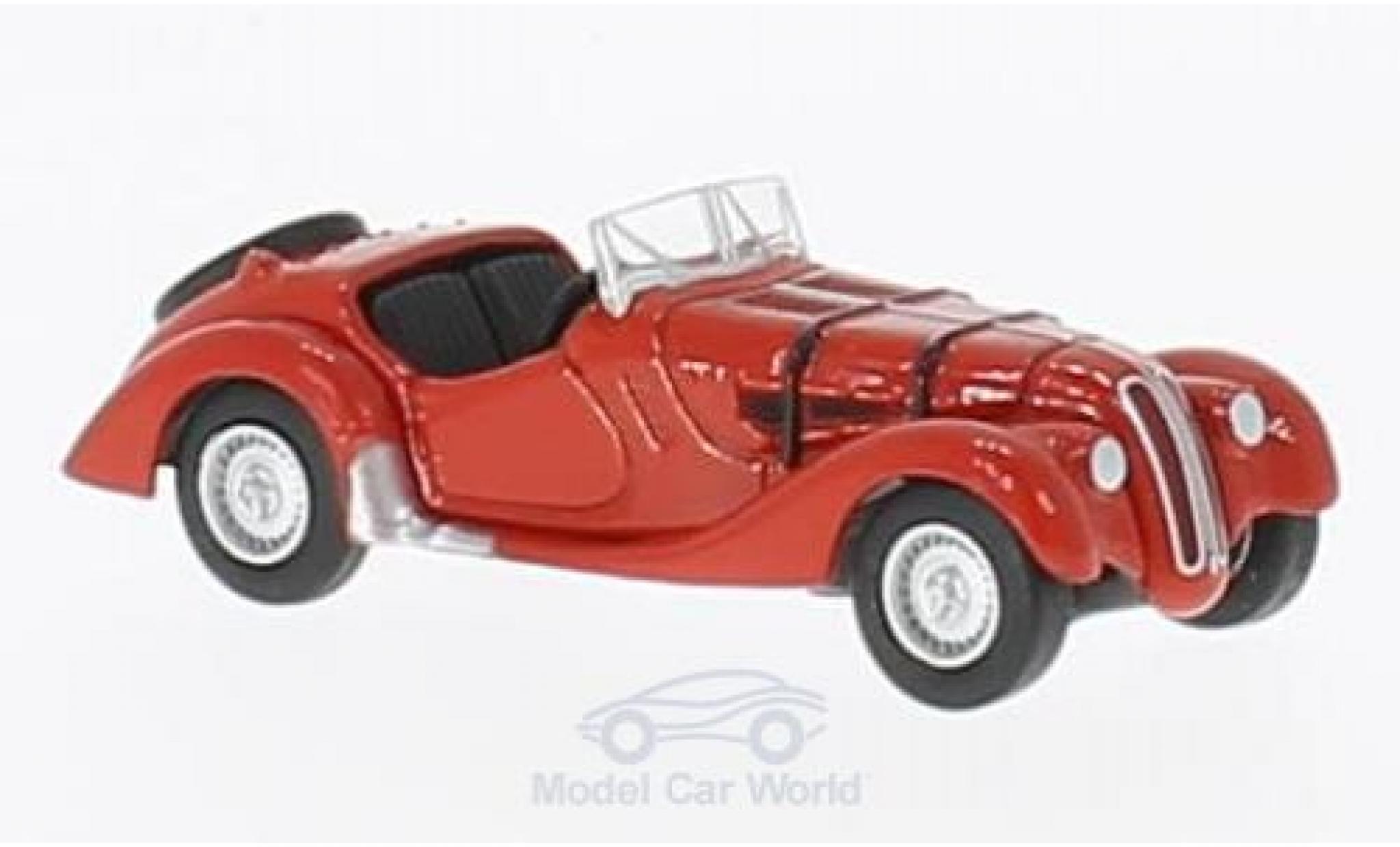 Bmw 328 1/76 Oxford rosso modellino in miniatura