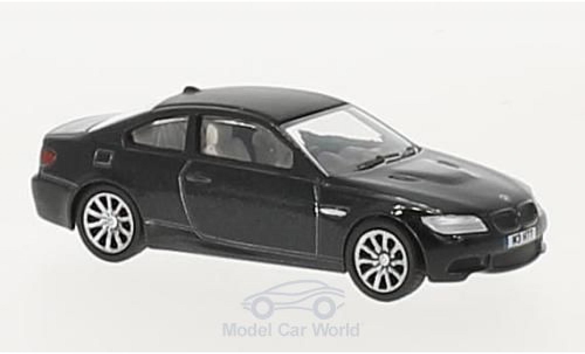 Bmw M3 1/76 Oxford (E92) Coupe metallico nero RHD modellino in miniatura