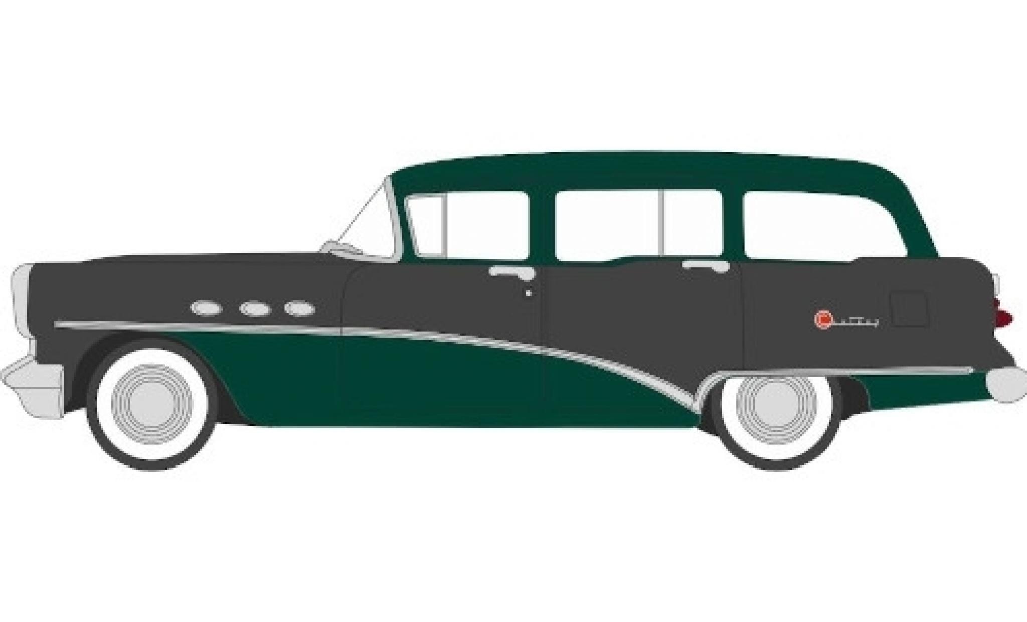 Buick Century 1/87 Oxford Station Wagon verde/grigio 1954 modellino in miniatura