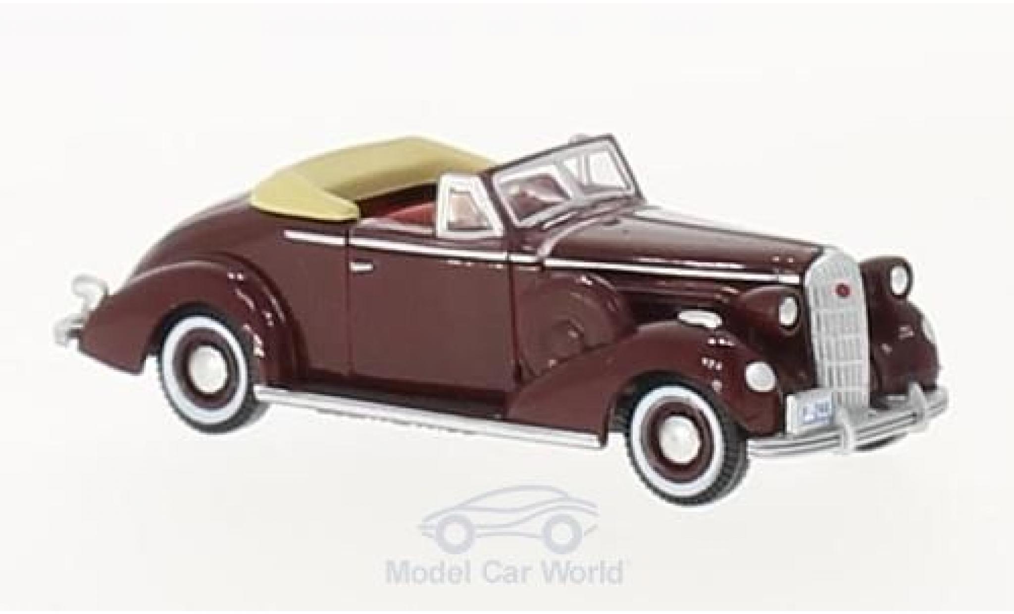 Buick Special 1/87 Oxford Convertibile Coupe rosso 1936 modellino in miniatura