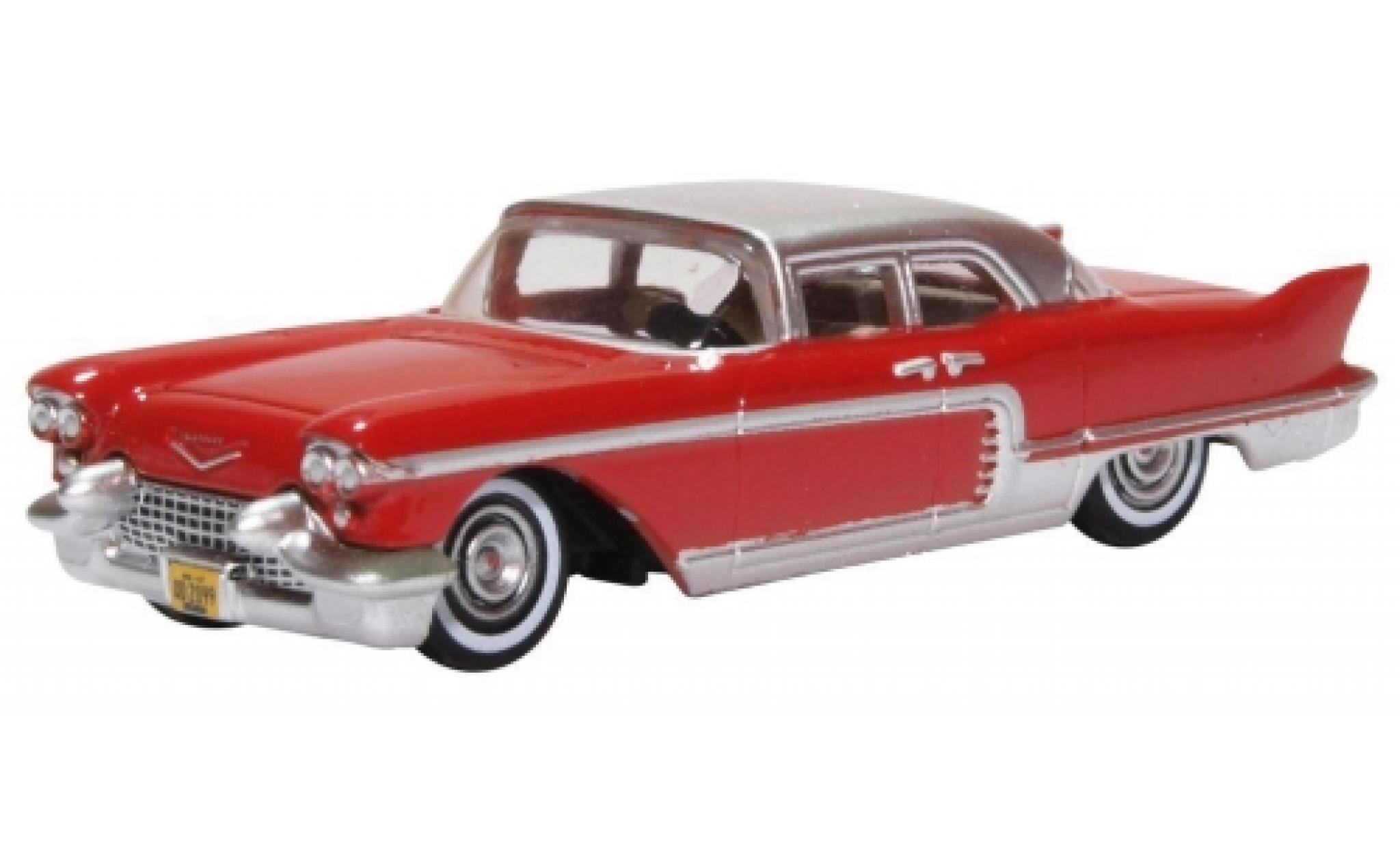 Cadillac Eldorado 1/87 Oxford Brougham rosso/grigio 1957 modellino in miniatura