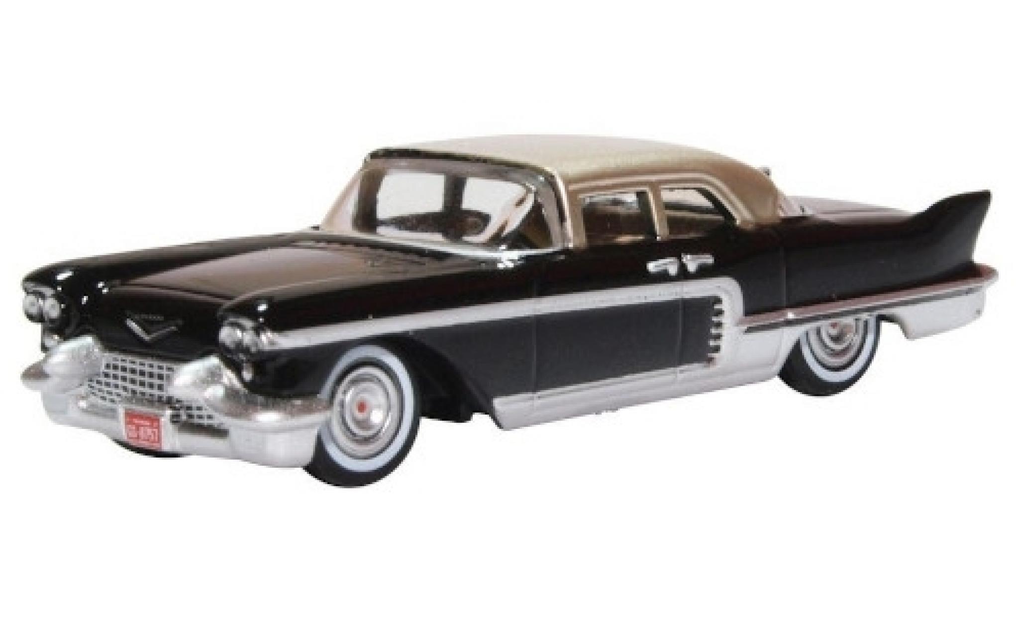 Cadillac Eldorado 1/87 Oxford Brougham nero/grigio 1957 modellino in miniatura
