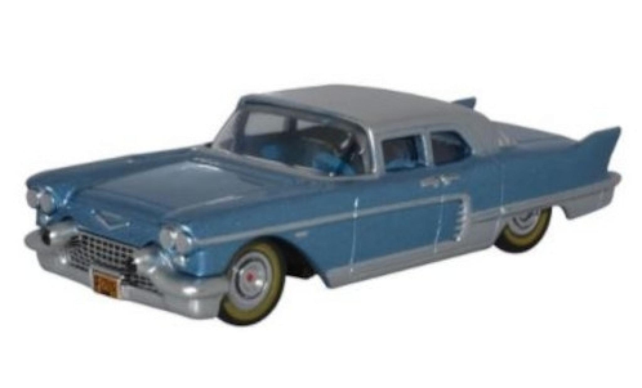 Cadillac Eldorado 1/87 Oxford Hard Top metallico blu/grigio 1957 modellino in miniatura