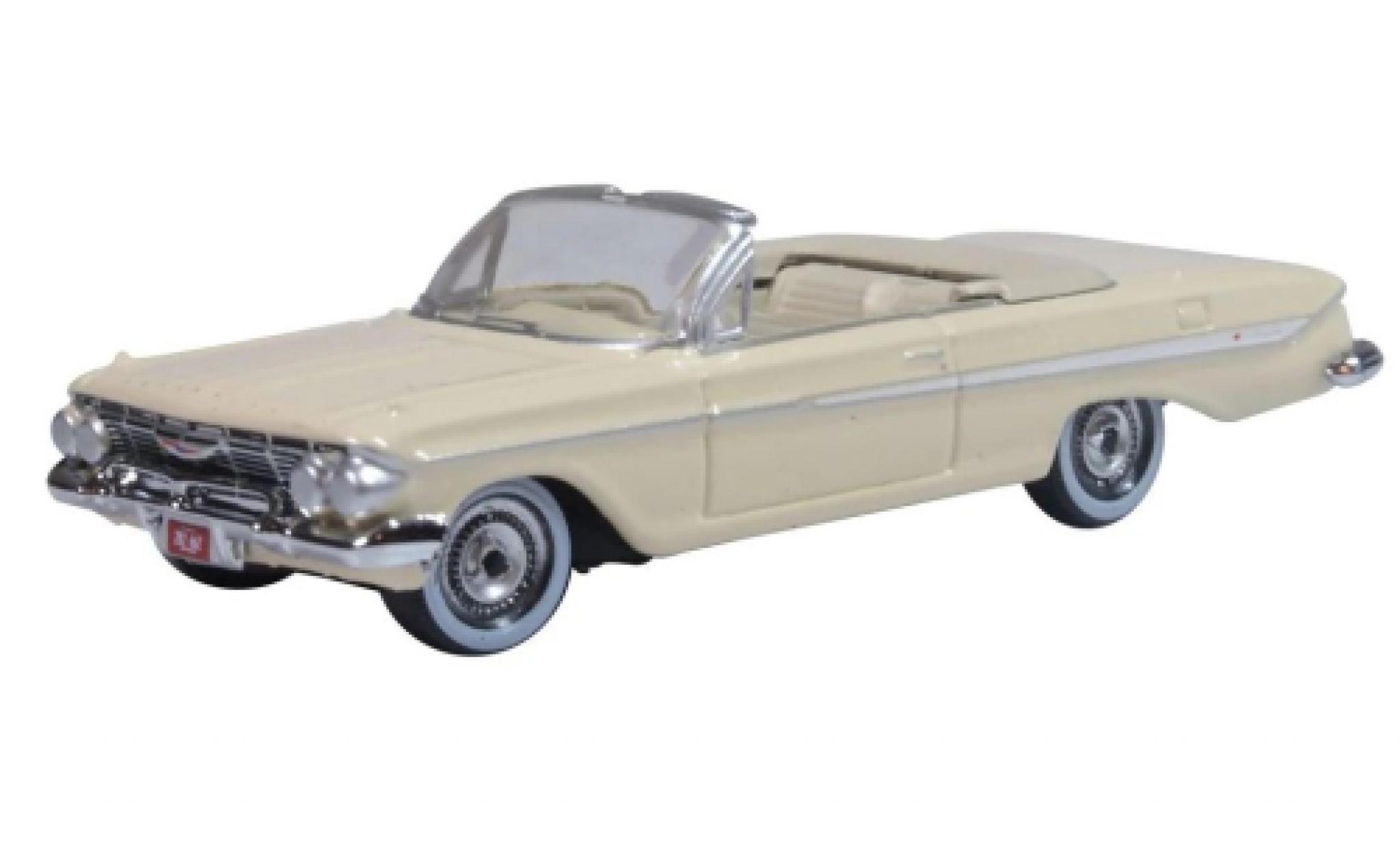 Chevrolet Impala 1/87 Oxford Convertibile beige 1961 modellino in miniatura
