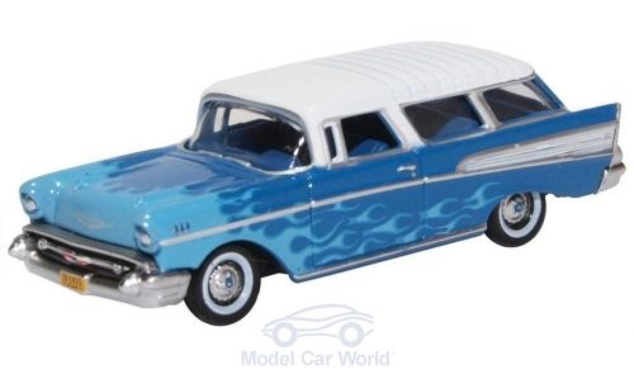 Chevrolet Nomad 1/87 Oxford blu/blu 1957 Hot Rod modellino in miniatura